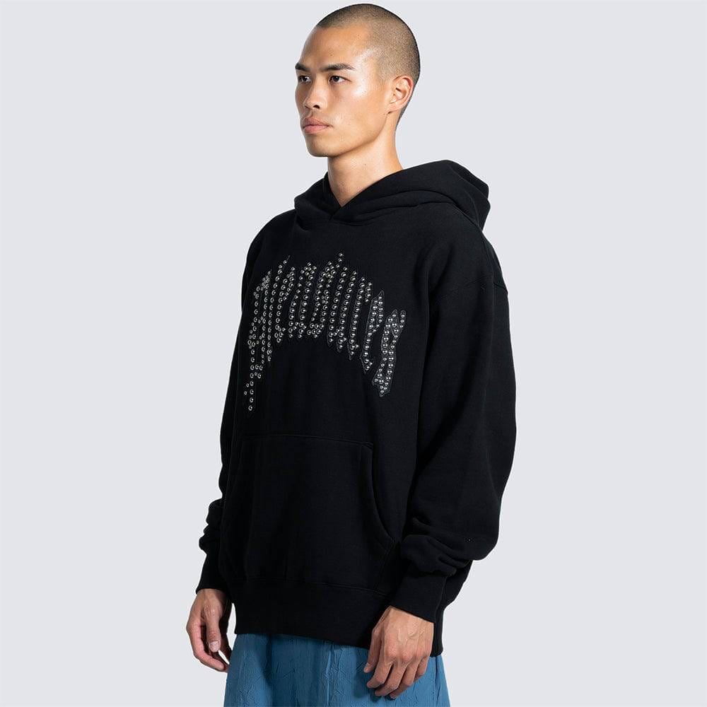 Pleasures Twitch Studded Hoodie - Black