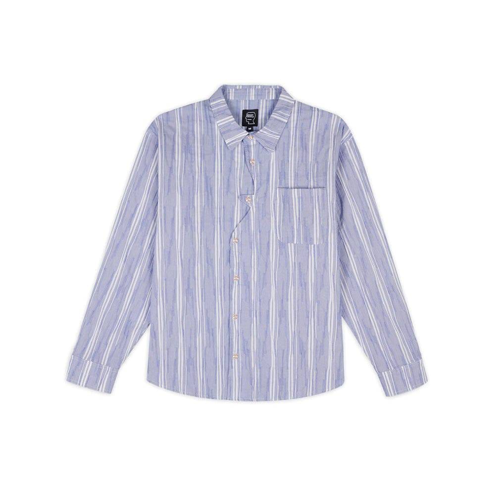 Brain Dead Organic Placket Shirt - Blue