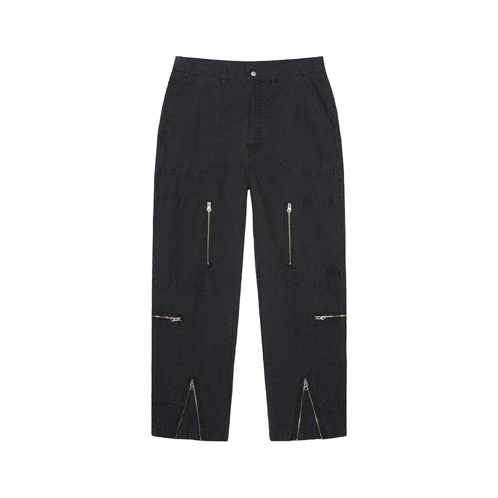 Stüssy Flight Pant Ripstop Pigment Dyed - Black