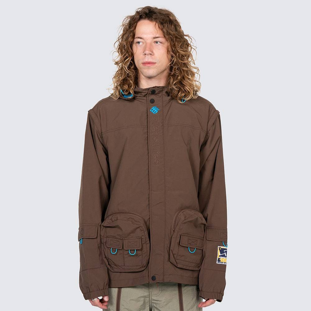 Pleasures Triple Modular Jacket - Coffee