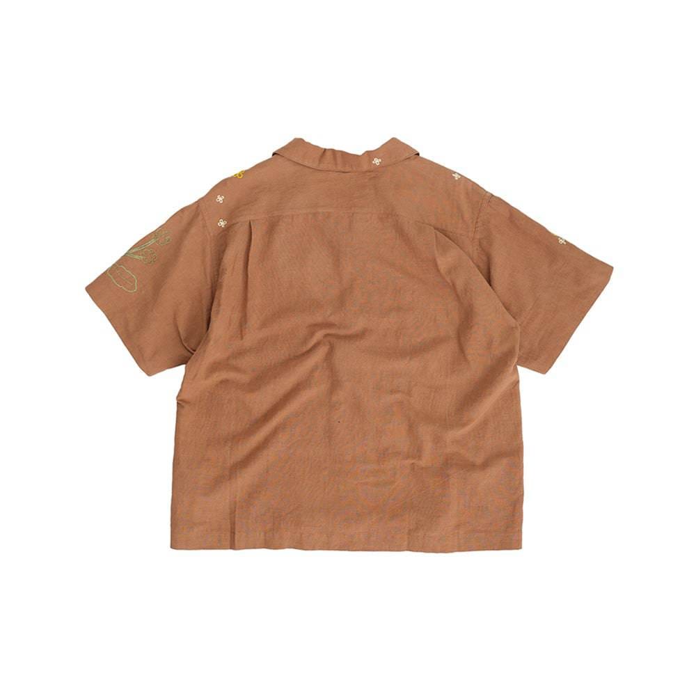 STORY mfg. Greetings Shirt - Brown Broccoli