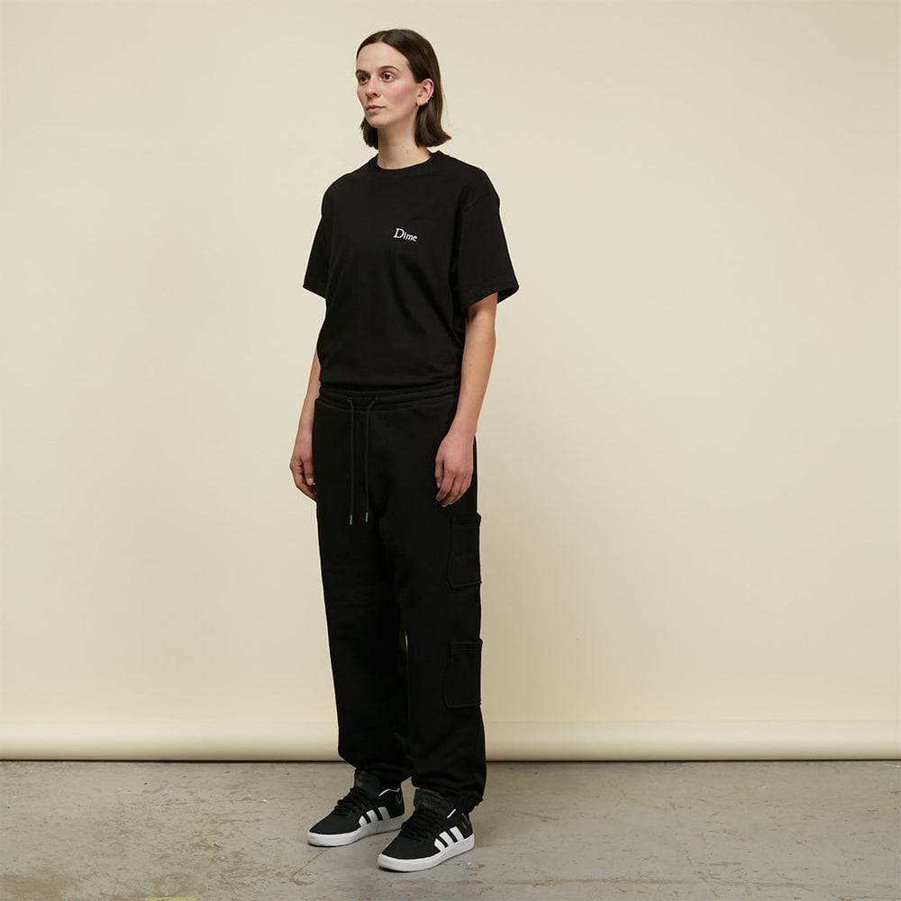 Dime French Terry Pocket Pants - Black
