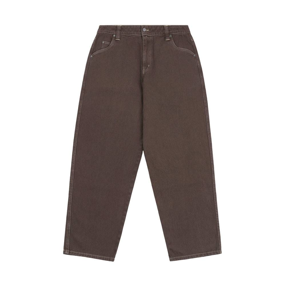 Dime Baggy Denim Pants - Brown Washed