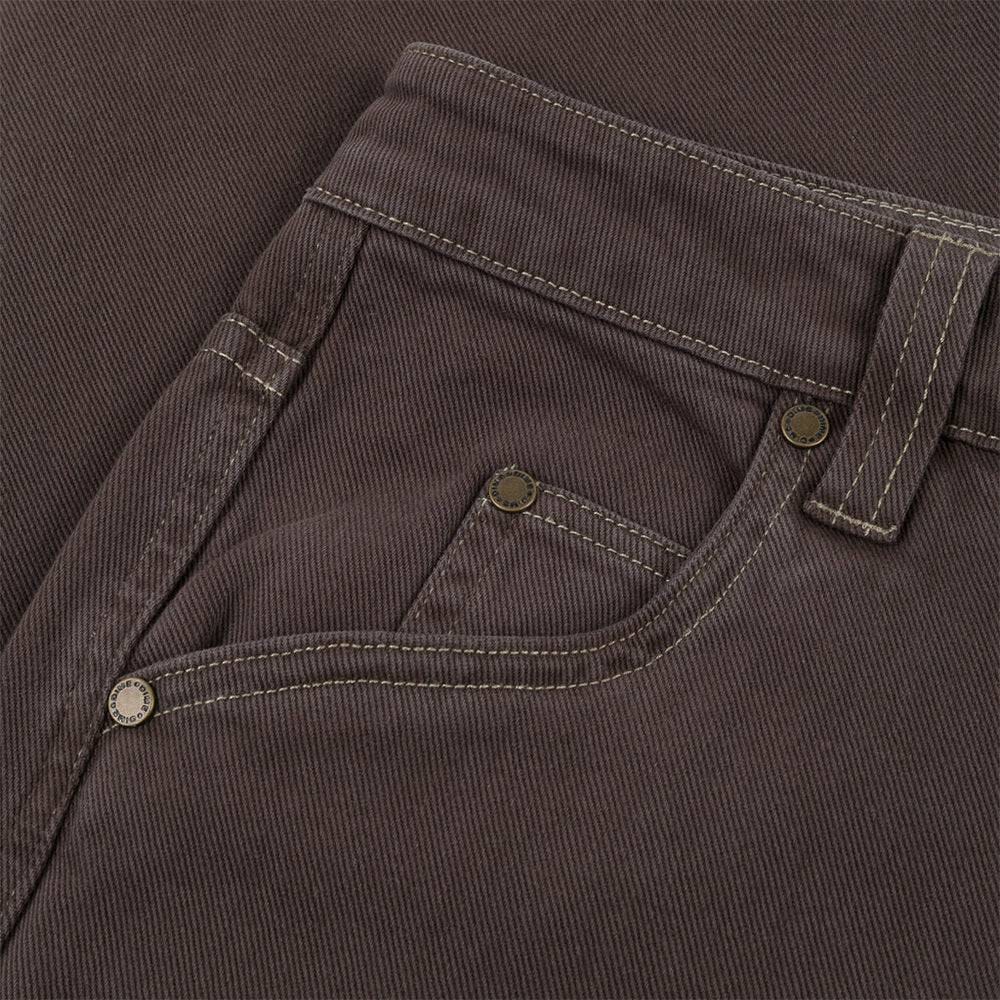 Dime Baggy Denim Pants - Brown Washed