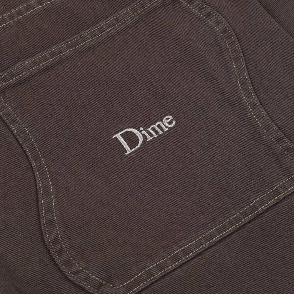 Dime Baggy Denim Pants - Brown Washed