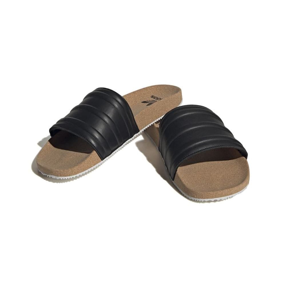 adidas Island Club Adilette Premium Slides - Core Black
