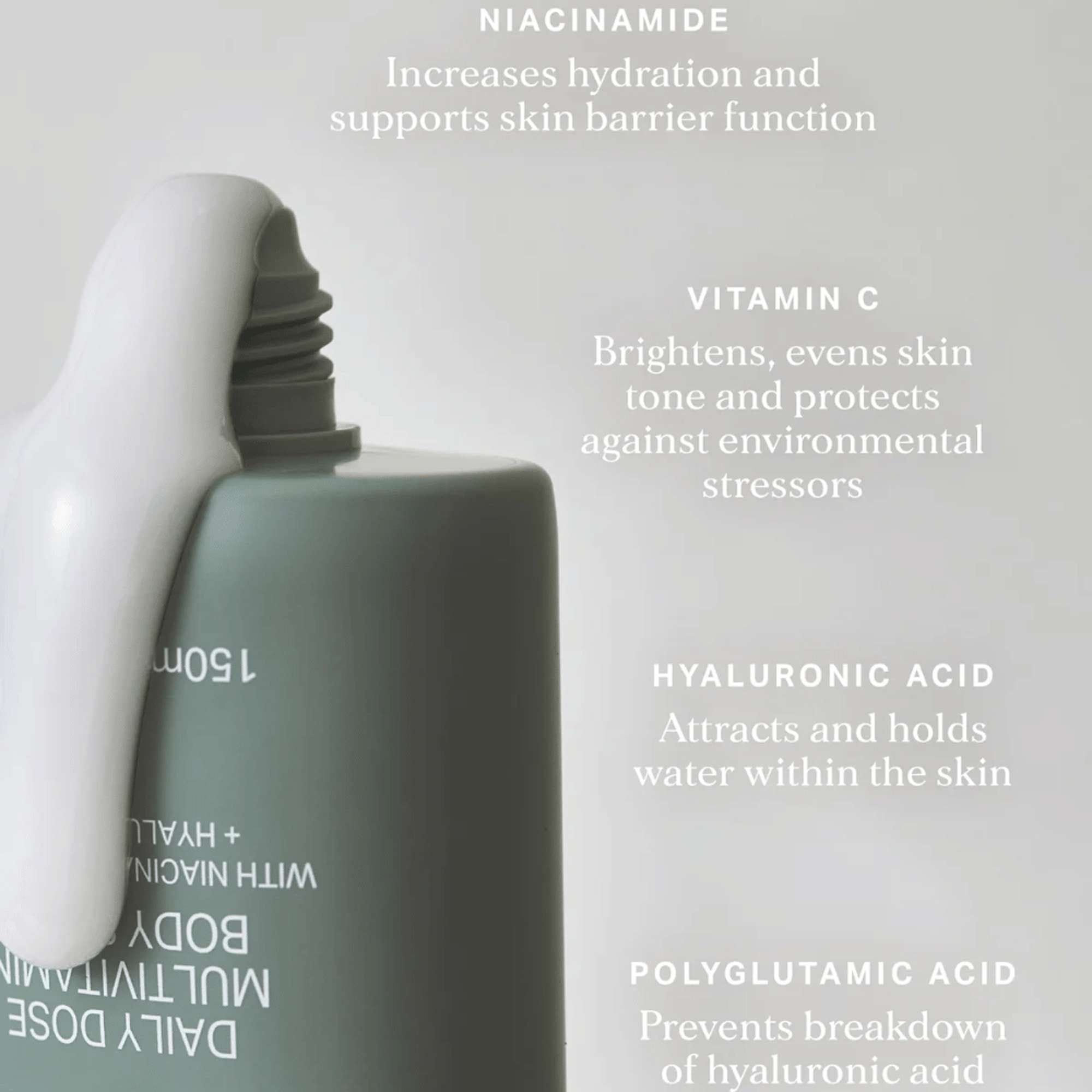 Alpha H Serums Daily Dose Multivitamin Body Serum with Niacinamide, Vitamin C + Hyaluronic Acid 150ml