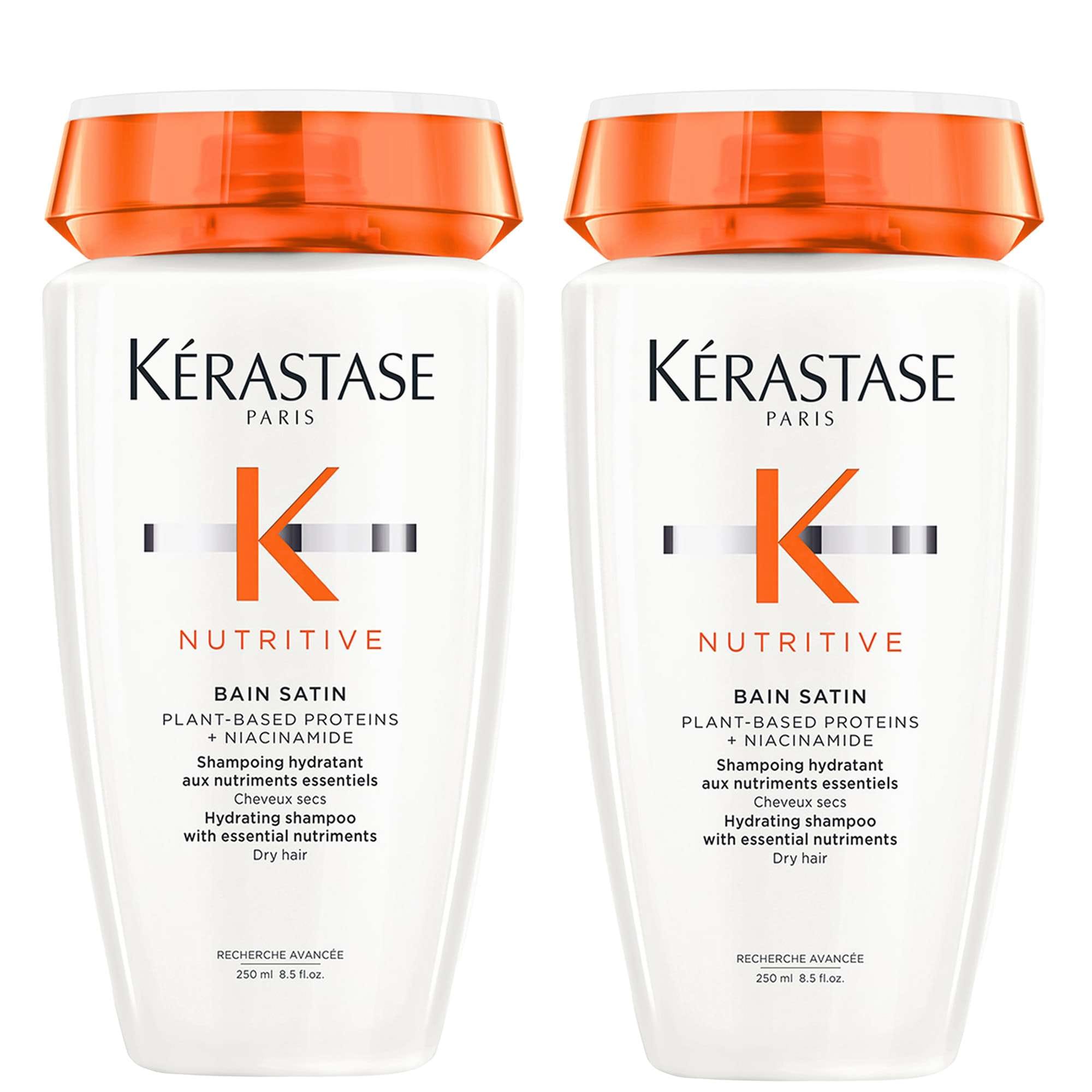 Kérastase Nutritive Bain Satin Hydrating Shampoo for Dry Hair 250ml Duo
