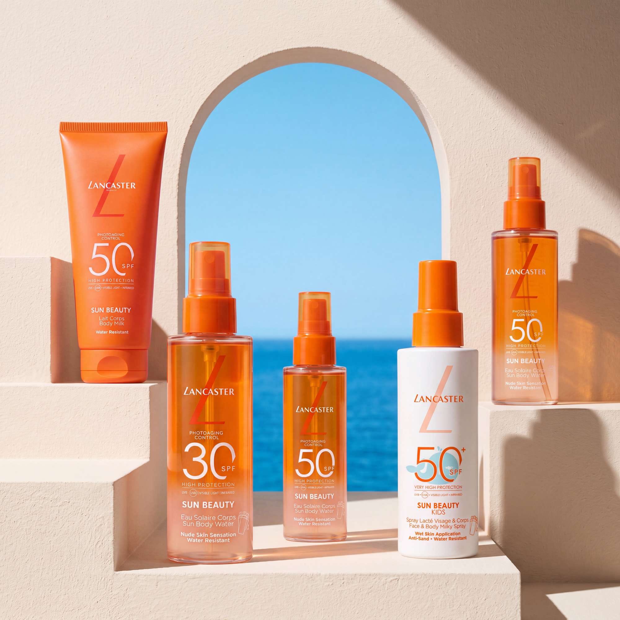 Lancaster Duo: Sublime Tan Face Cream SPF50 50ml & Body Milk SPF50 100ml