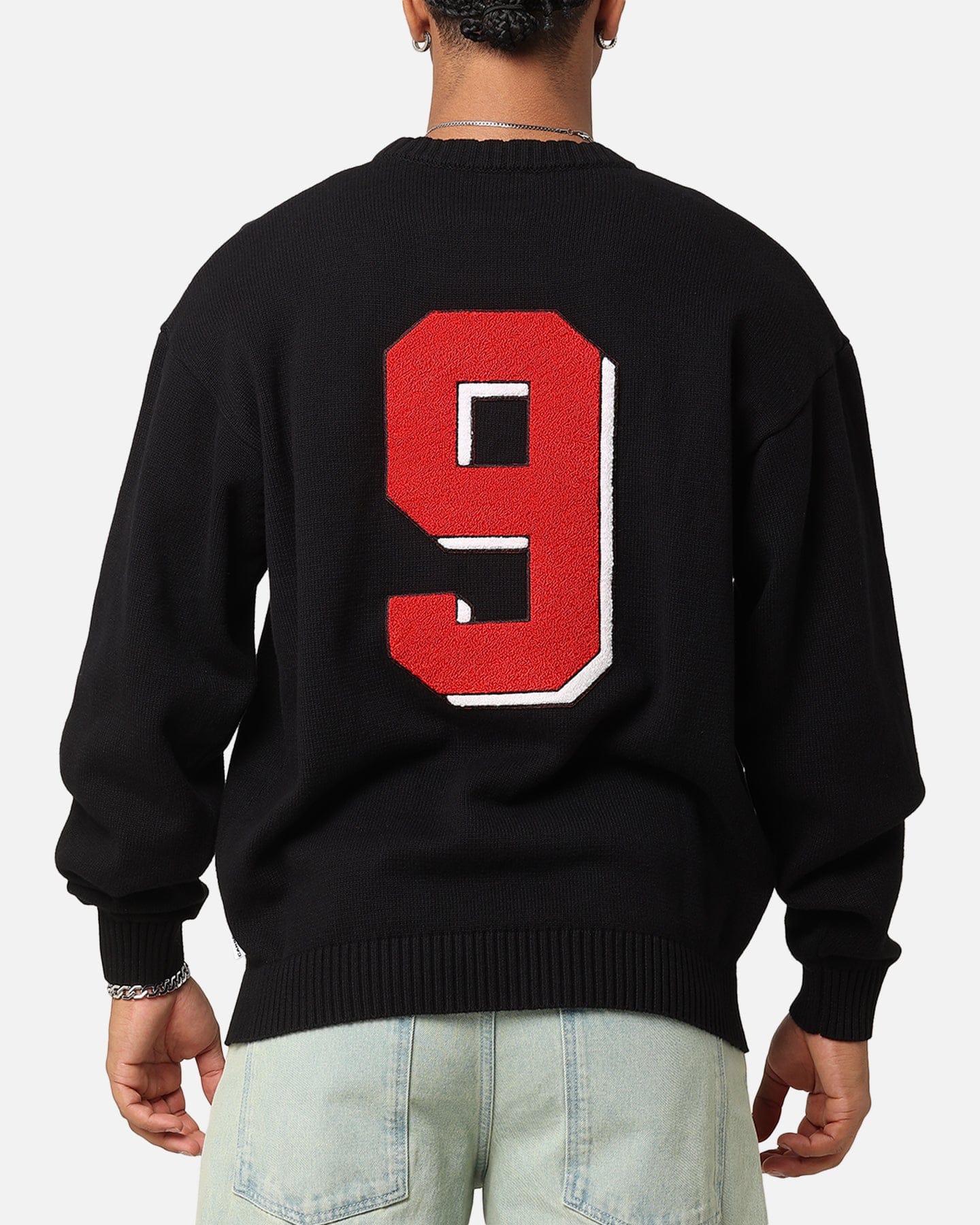 Carre Academy Knitted Sweater Black