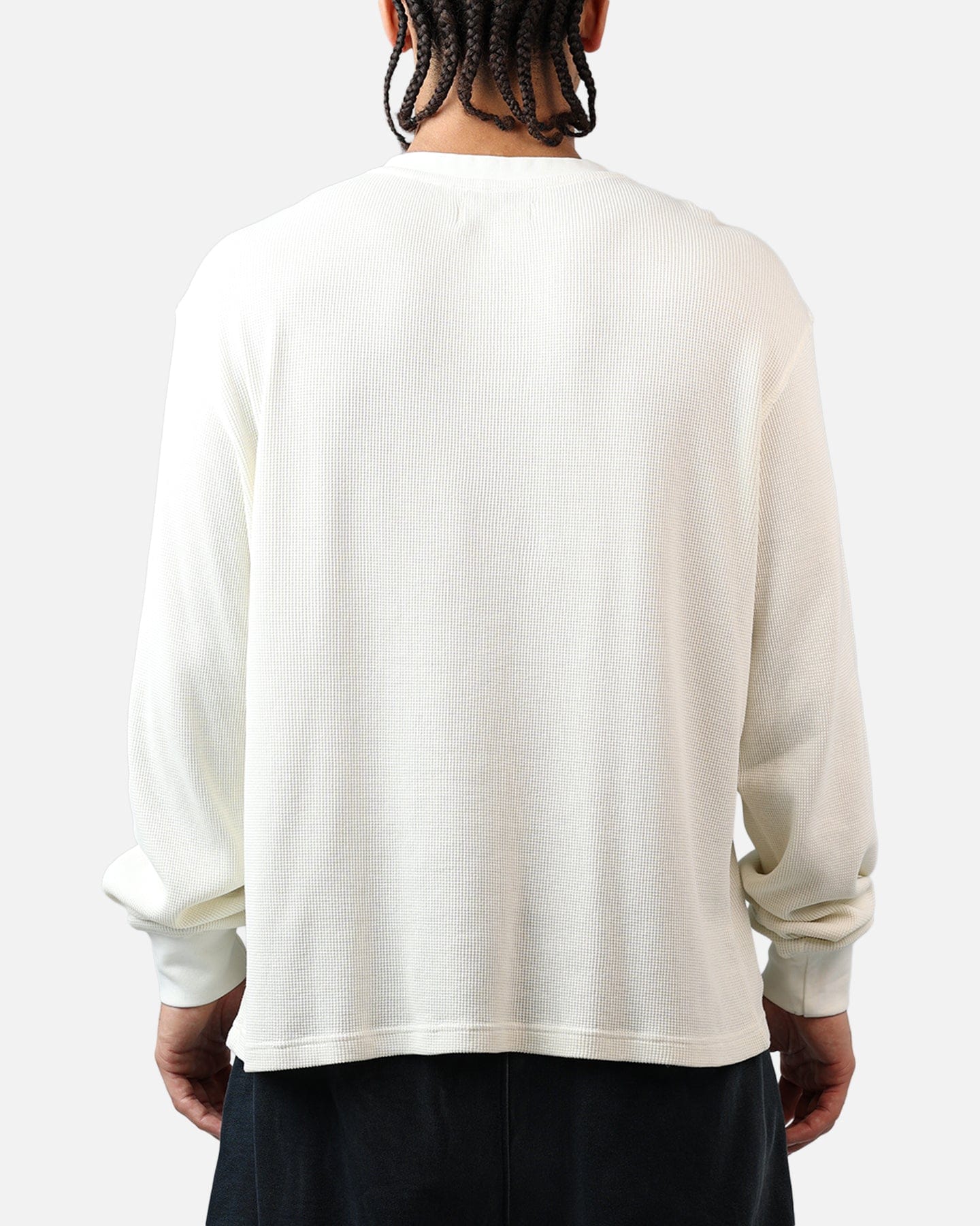 American Thrift Waffle Henley Shirt Washed Stone