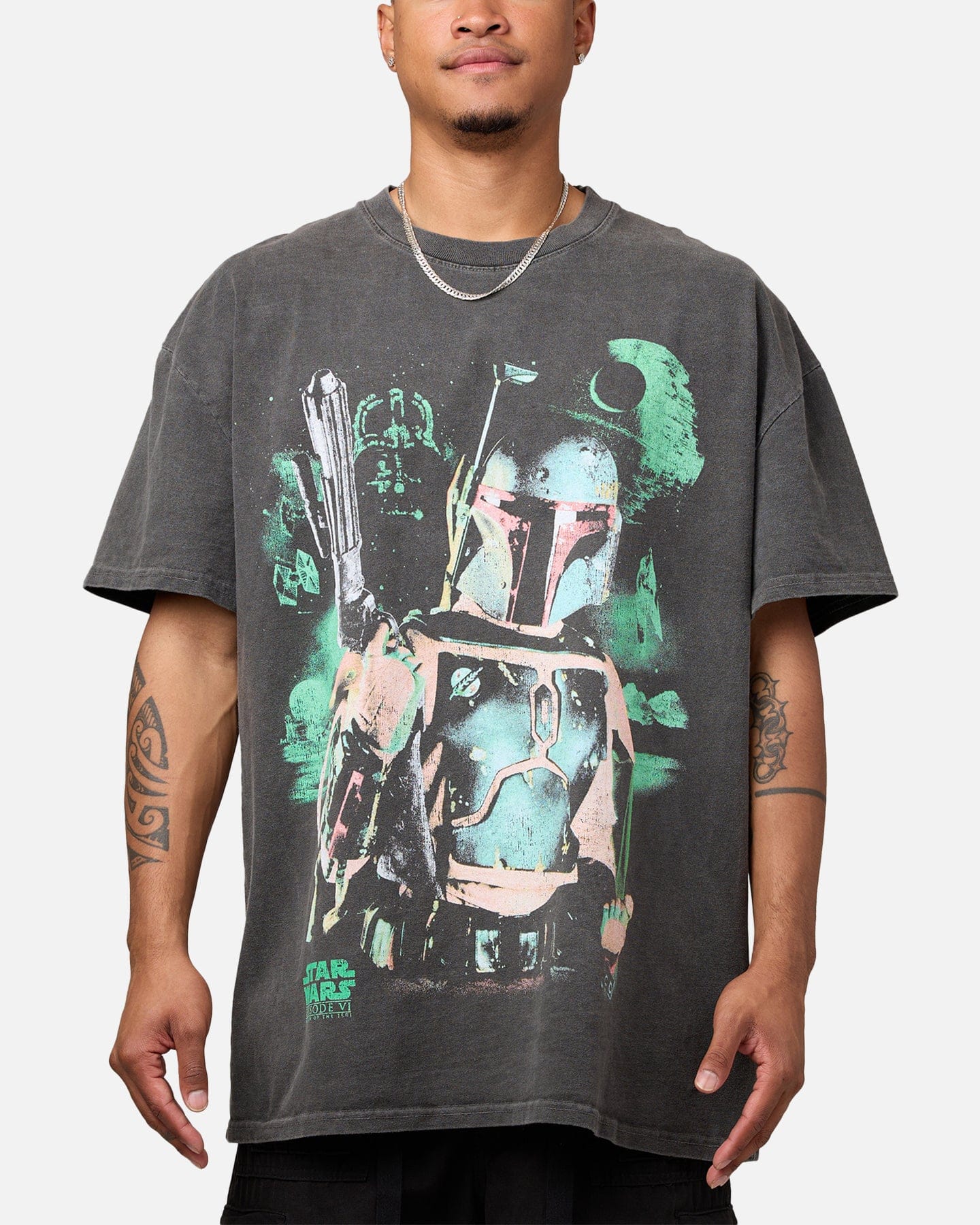73Studio Star Wars '83 Heavyweight Vintage T-Shirt Black Wash