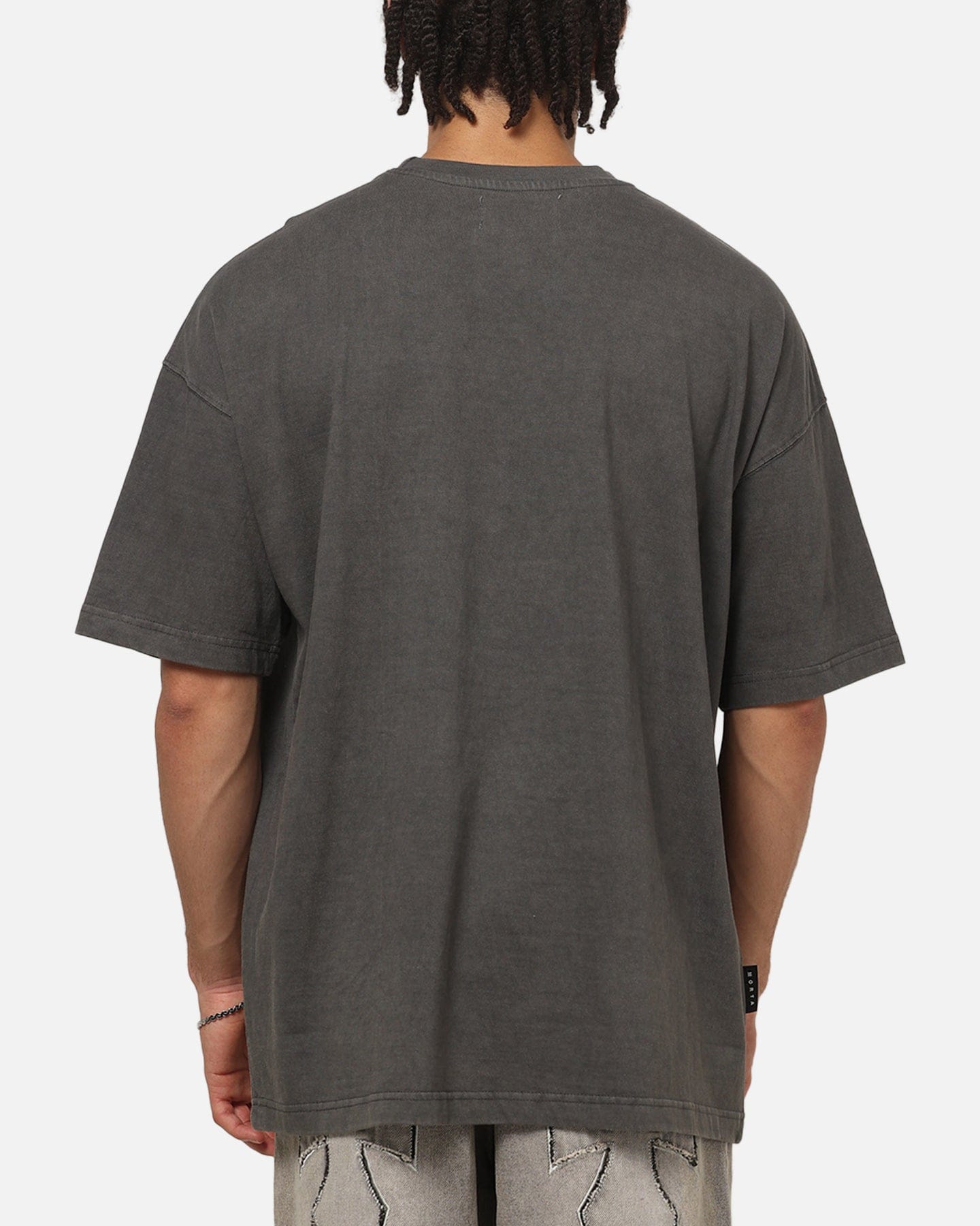 Saint Morta Fallen Saints Boxy T-Shirt Washed Charcoal