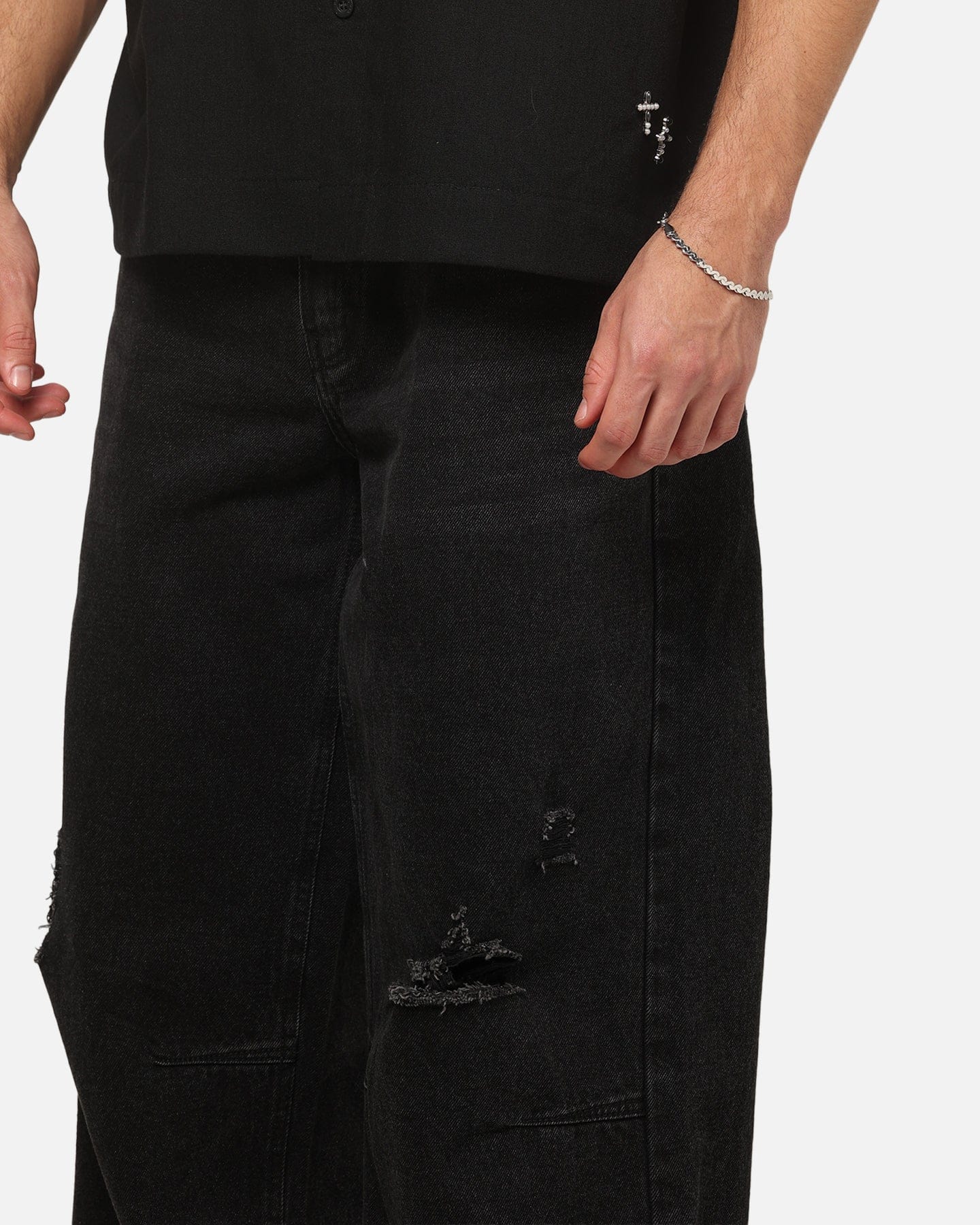 Saint Morta Amplus Divinity Jeans Worn Black