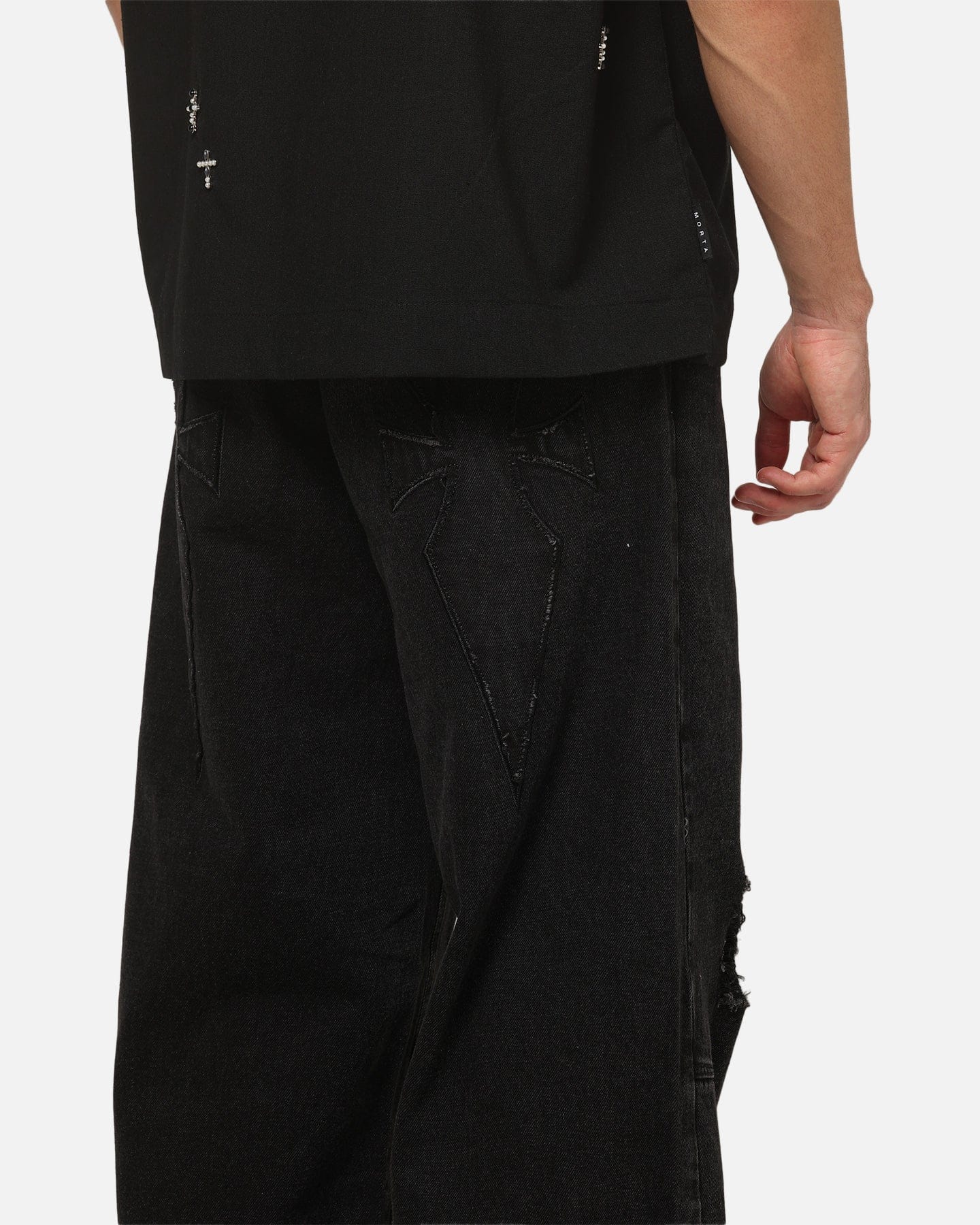 Saint Morta Amplus Divinity Jeans Worn Black