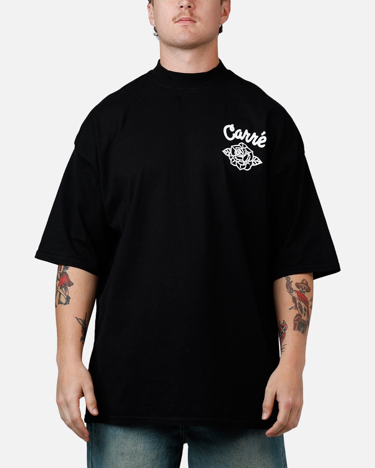 Carre Rosa T-Shirt Black