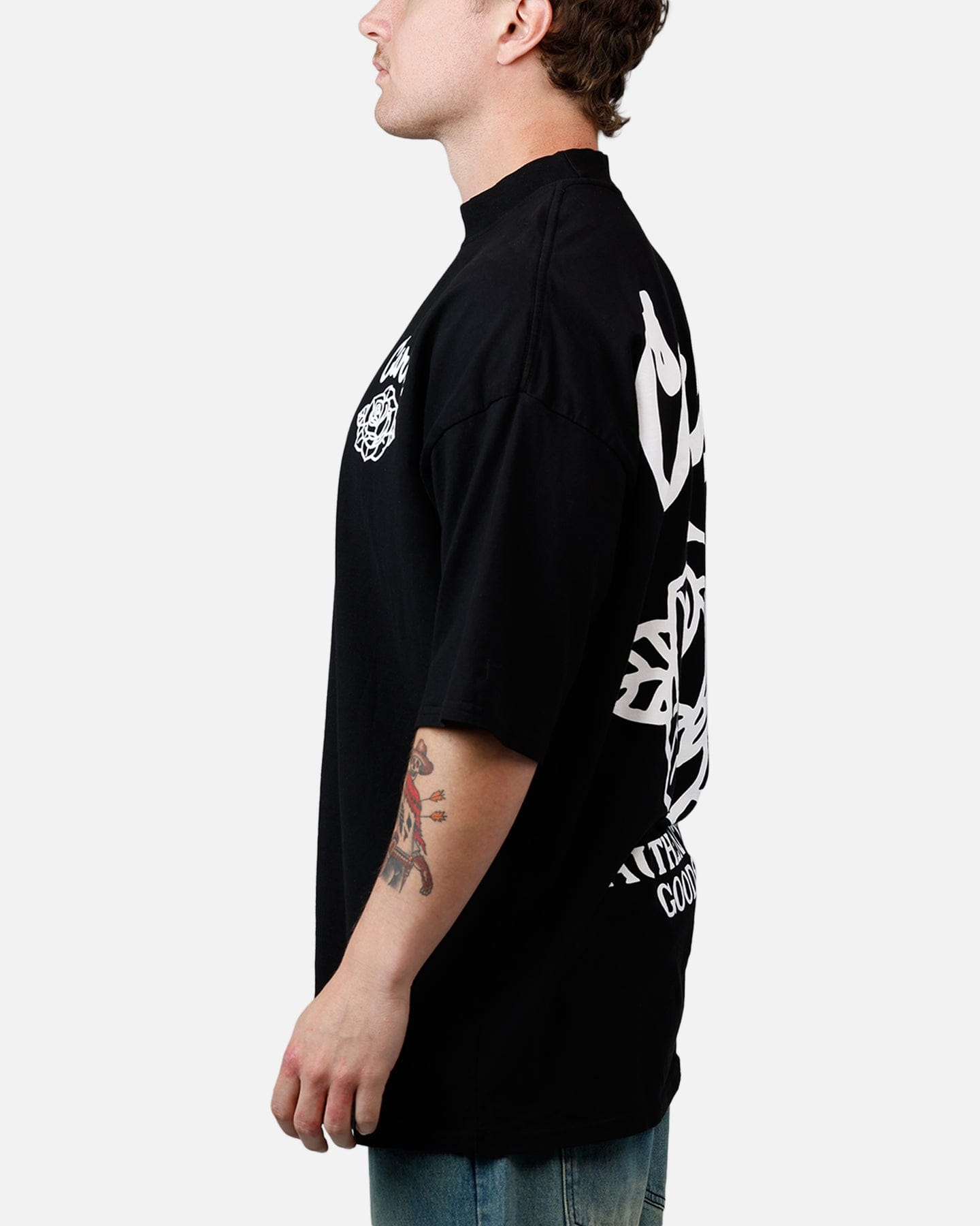 Carre Rosa T-Shirt Black