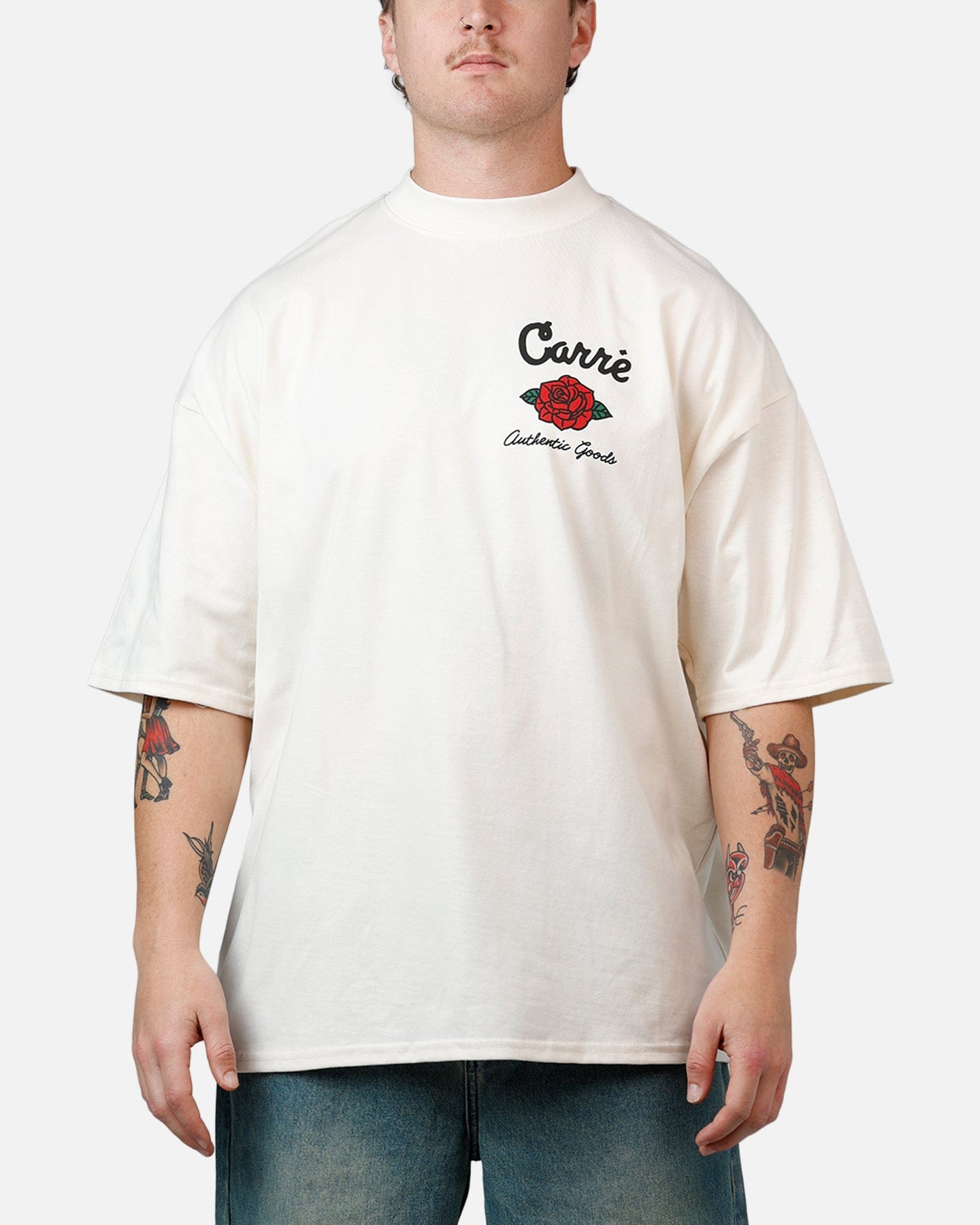 Carre Rosa T-Shirt Off White