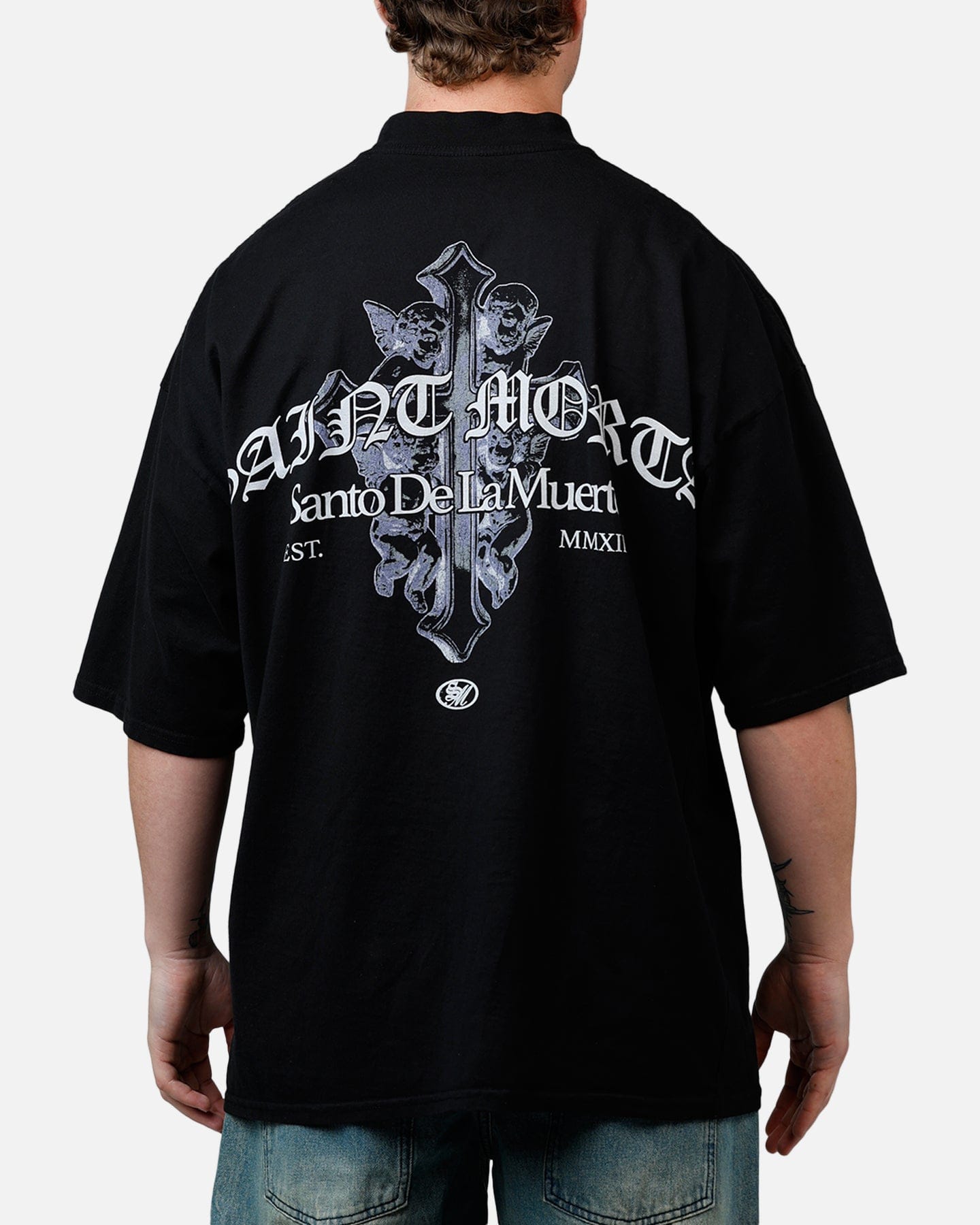 Saint Morta The Cross T-Shirt Black