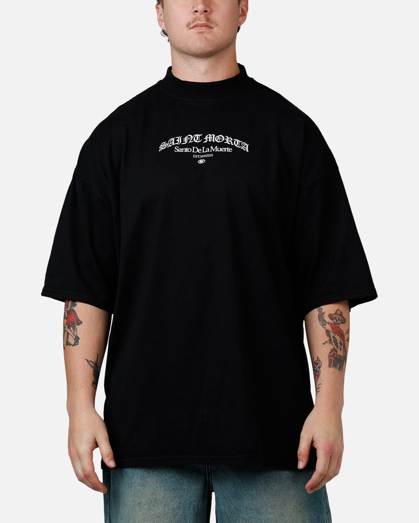 Saint Morta The Cross T-Shirt Black