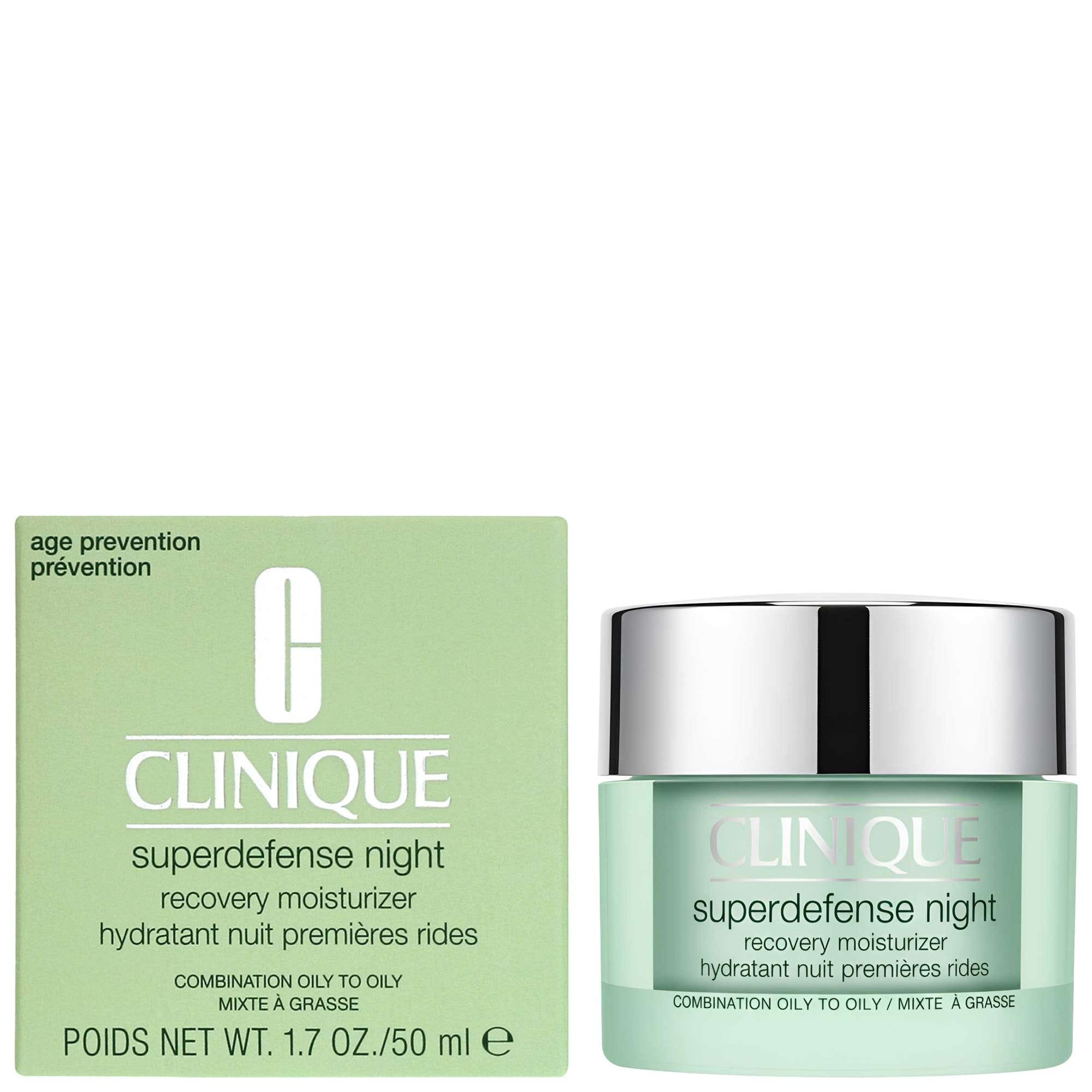Clinique Superdefense Night Recovery Moisturizer for Combination Oily to Oily Skin 50ml / 1.7 fl.oz.