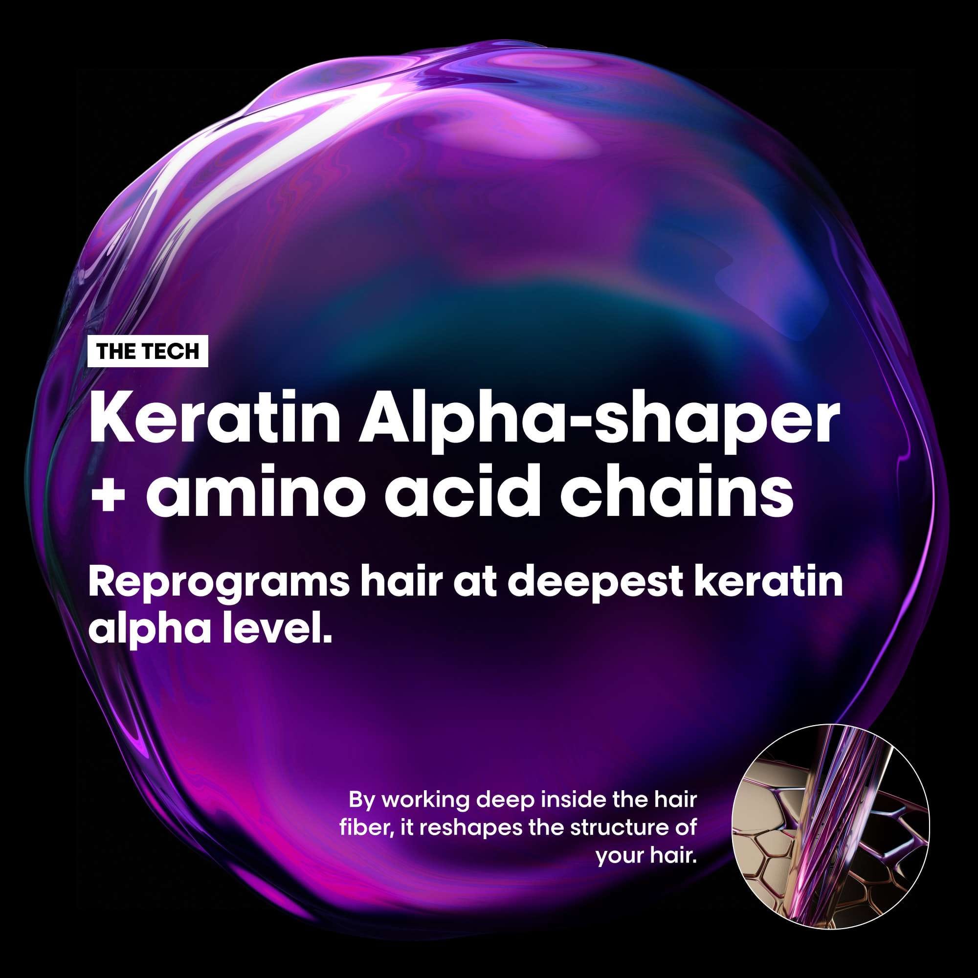 L'Oréal Professionnel Keratin Alpha Sleek Anti Frizz & Smoothing Shampoo Refill 500ml