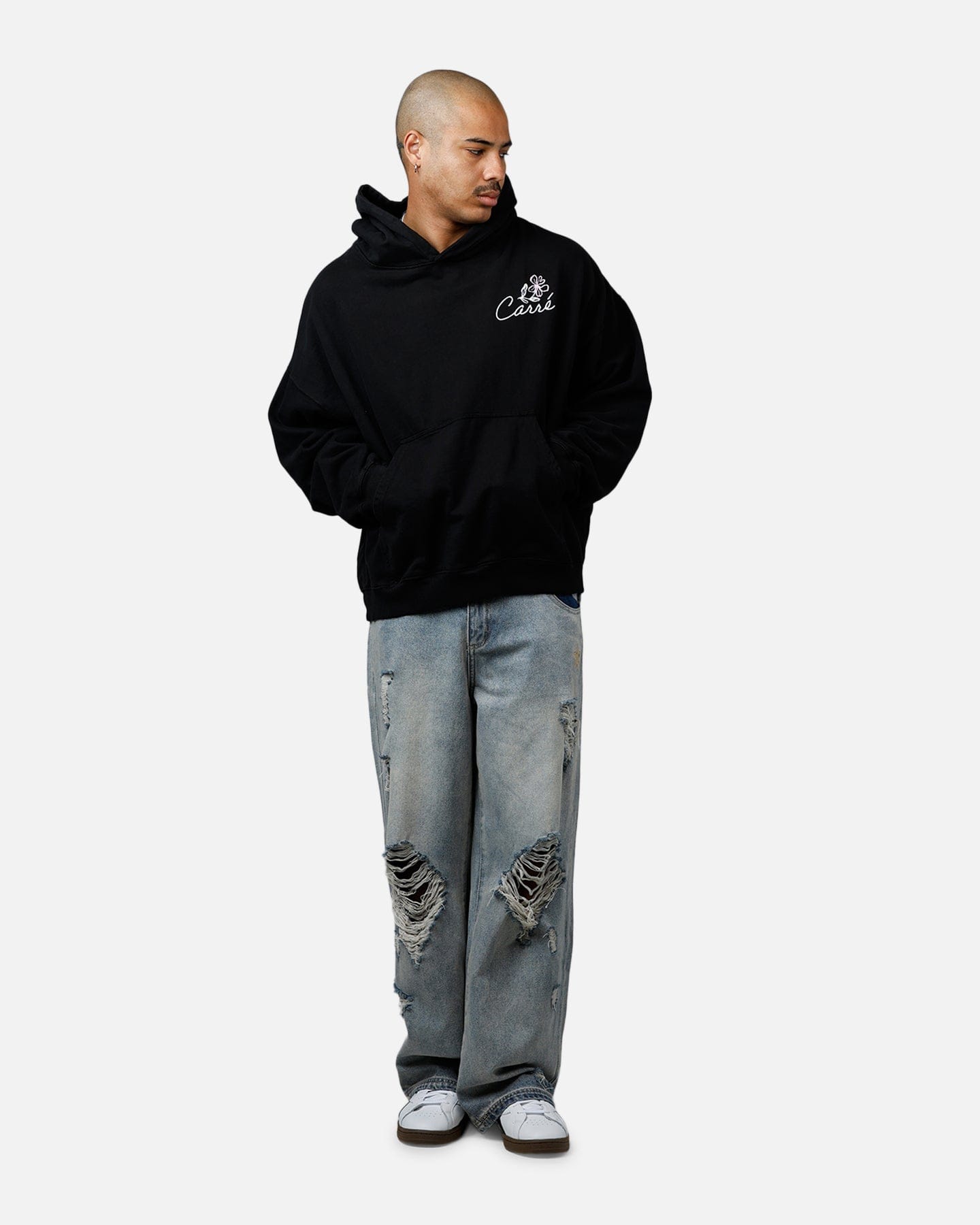 Carre Hand Picked Hoodie Black