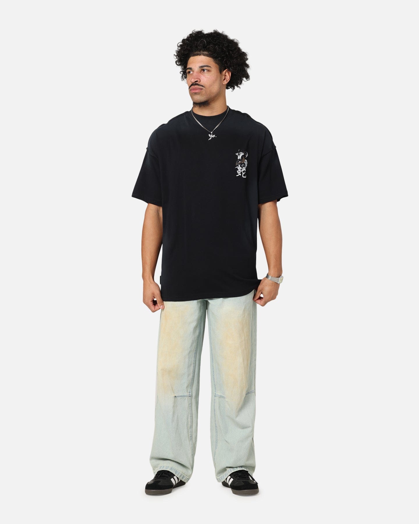 Saint Morta Venom Boxy T-Shirt Sunfade Black