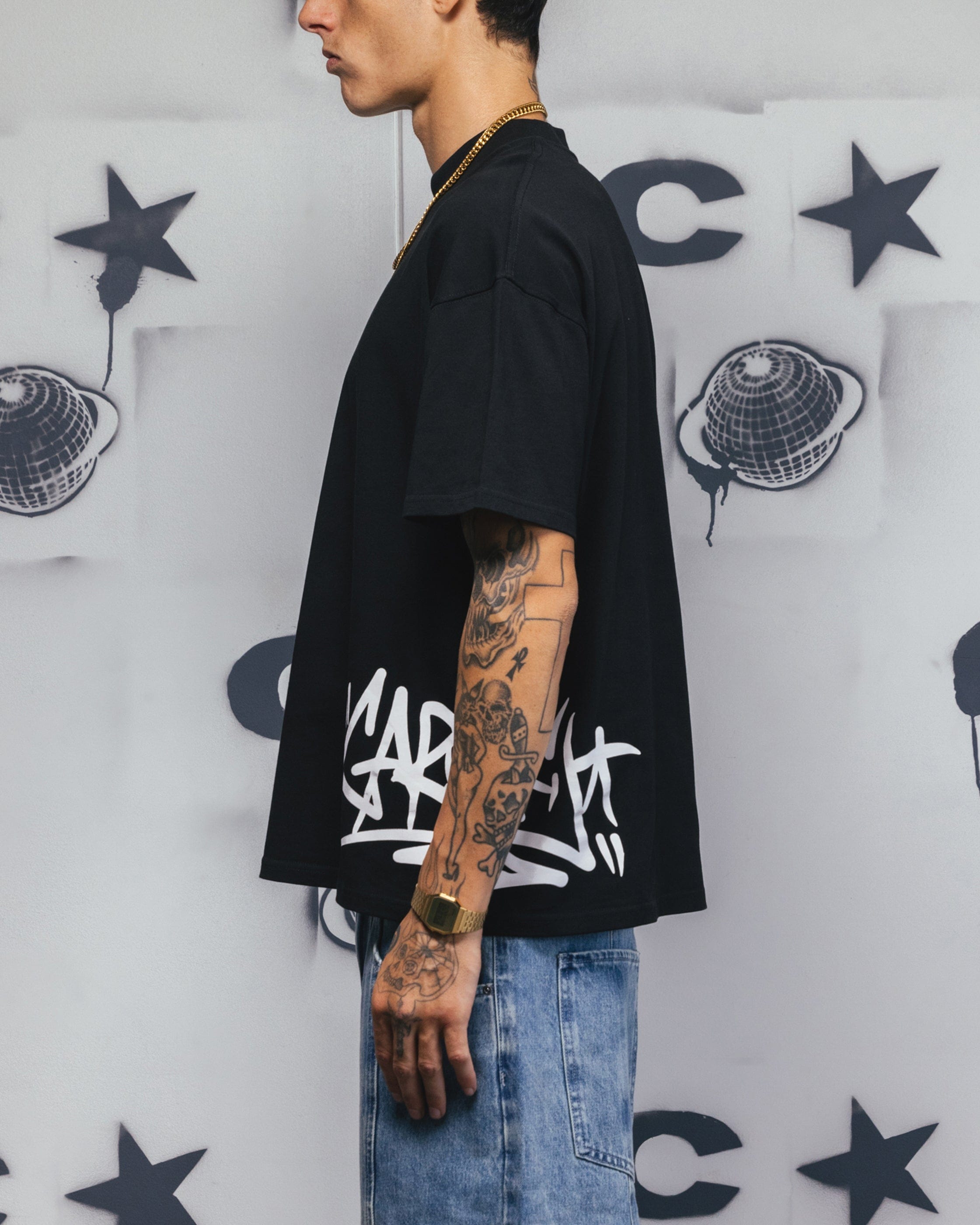 Carre Tagline T-Shirt Black