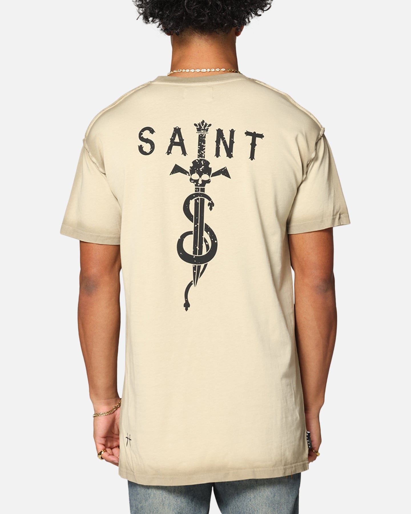 Saint Morta Daggers Lafayette T-Shirt Contrast Stone