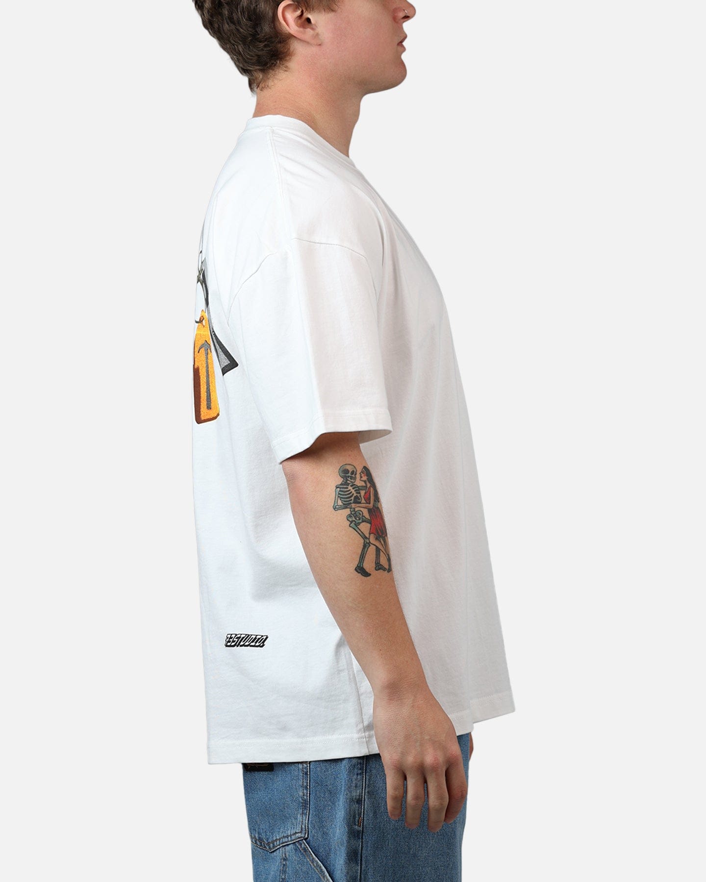 73Studio X Fortnite Thank U Bus Driver T-Shirt White