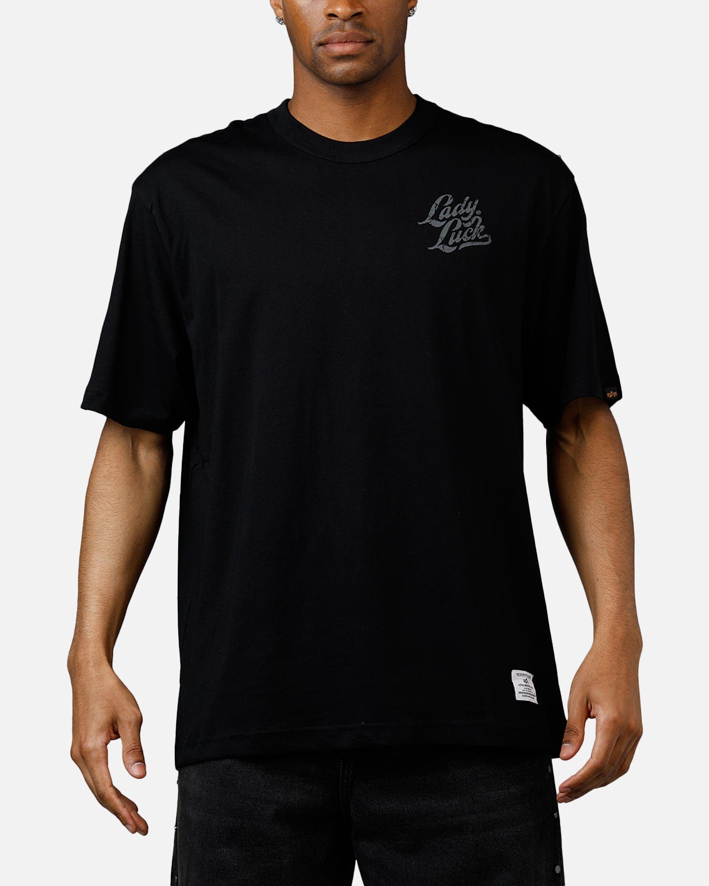 Alpha Industries Lady Luck T-Shirt Black