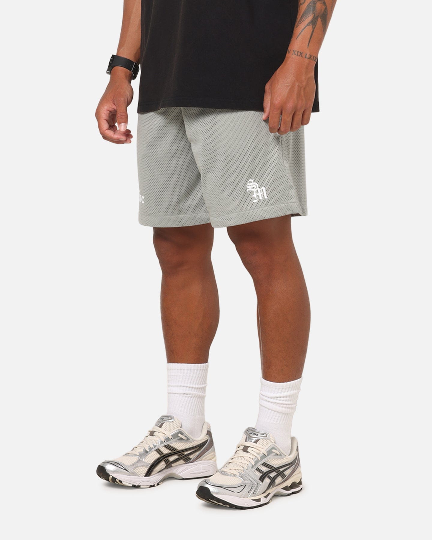 Saint Morta Athltc R3 Mesh Shorts Sage