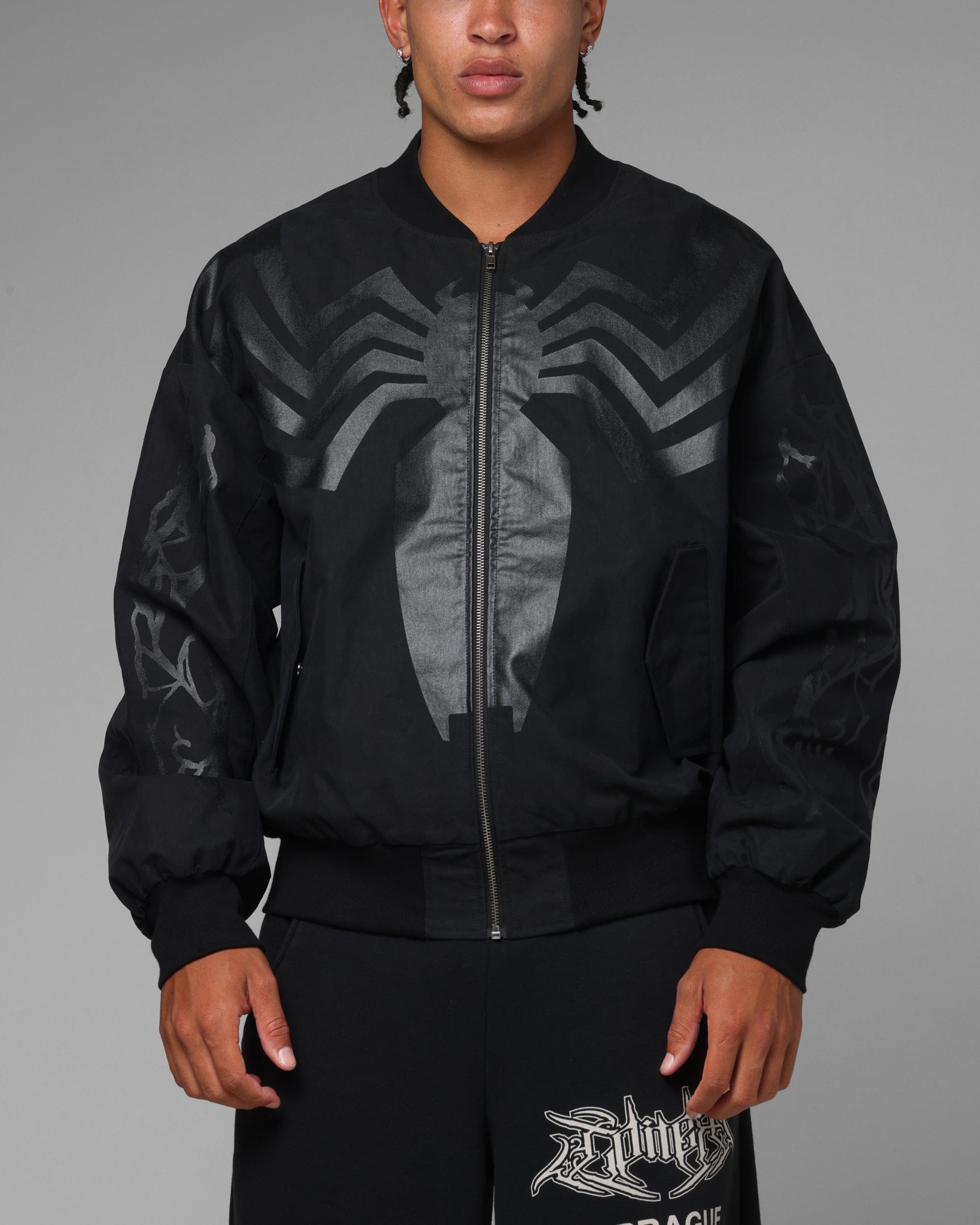 Loiter Marvel Symbiote Jacket Black