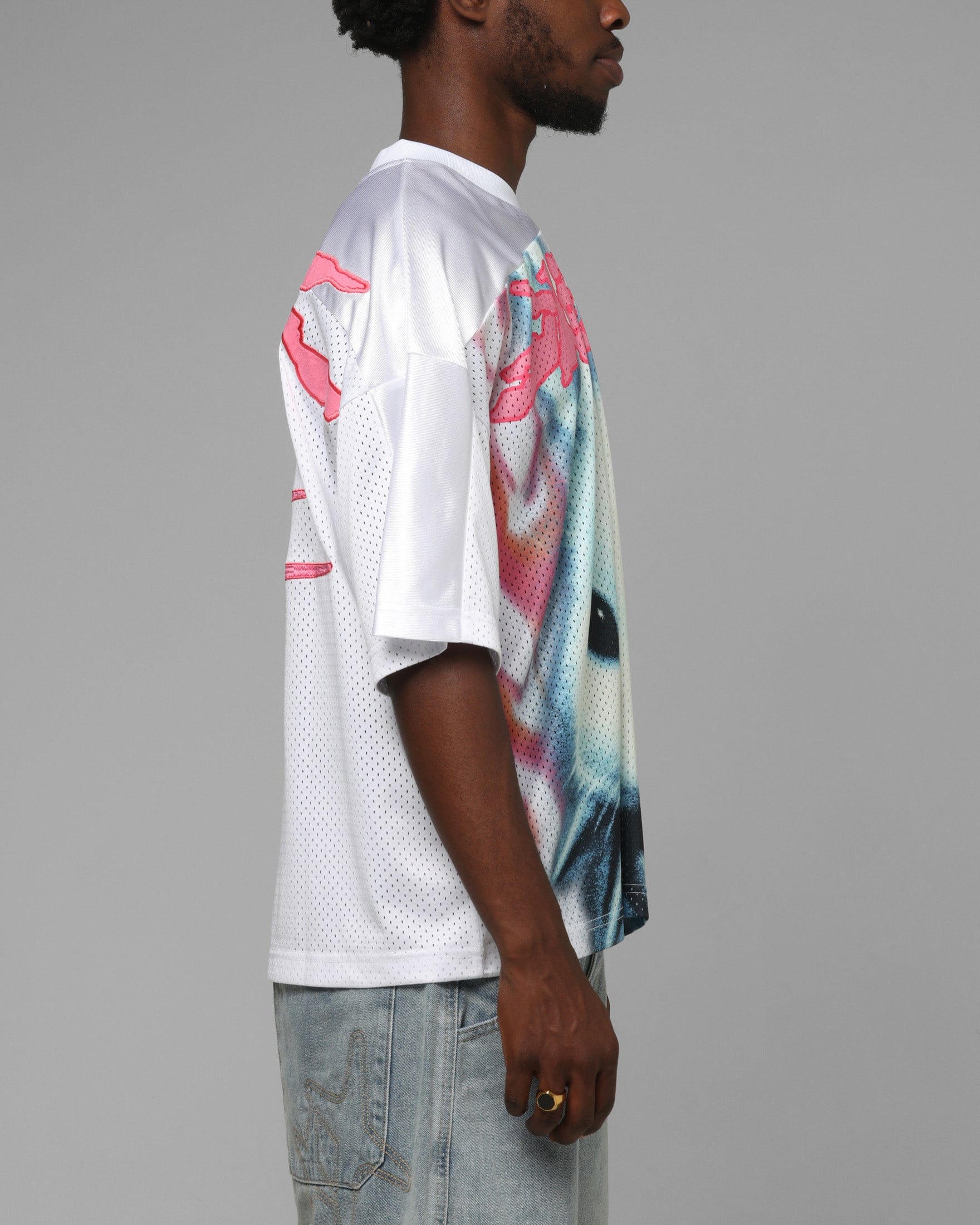 Loiter Airbrush Jersey Pink/White