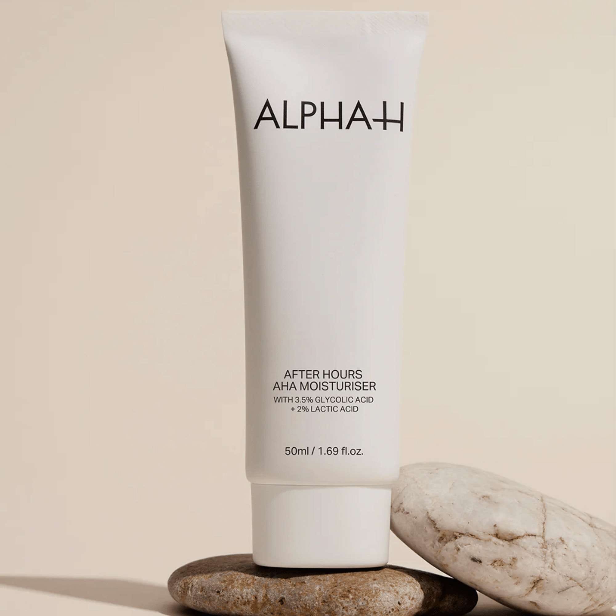 Alpha H Moisturiser After Hours AHA Moisturiser with 3.5% Glycolic Acid + 2.5% Lactic Acid 50ml