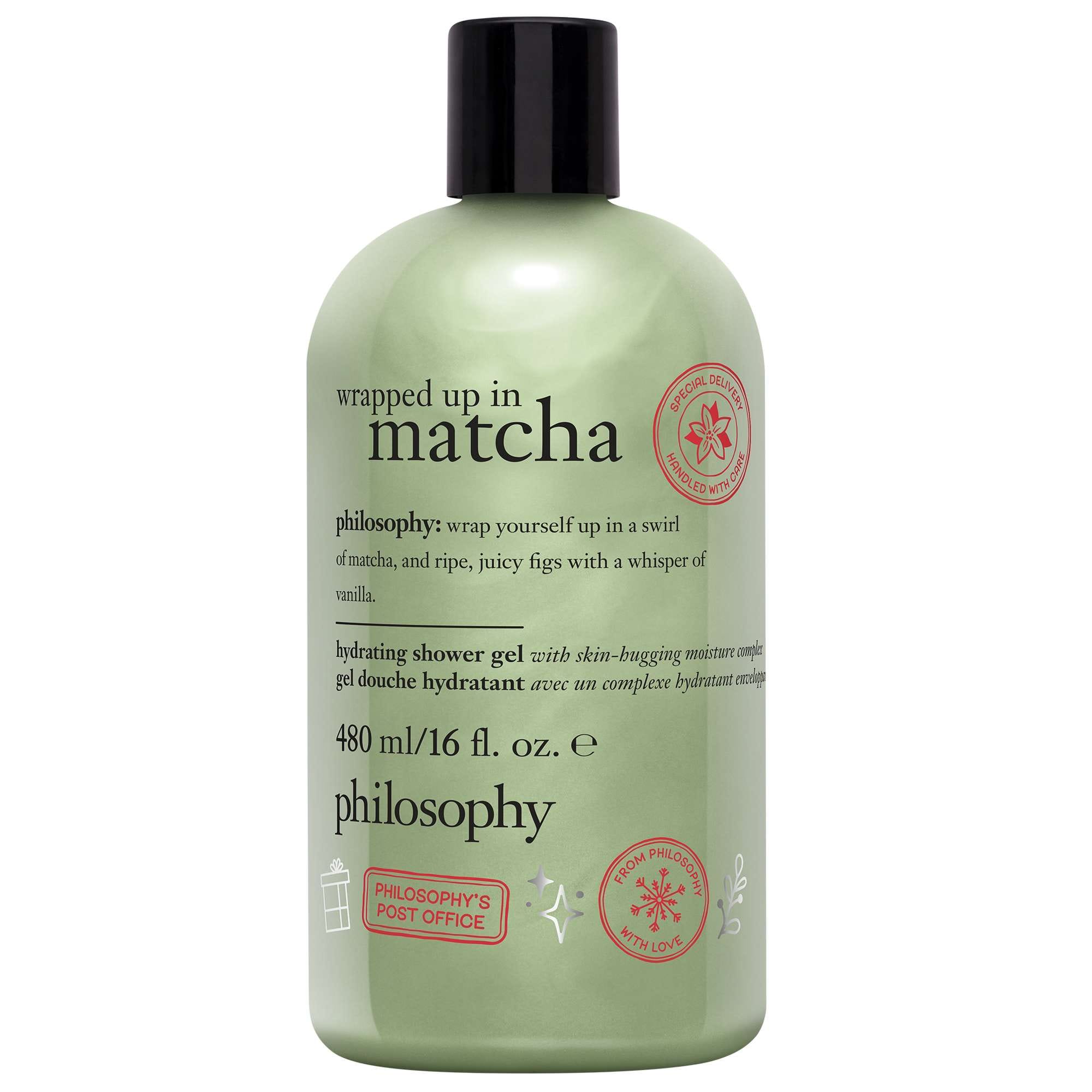 philosophy Wrapped Up In Matcha Shampoo, Shower Gel & Bubble Bath 480ml