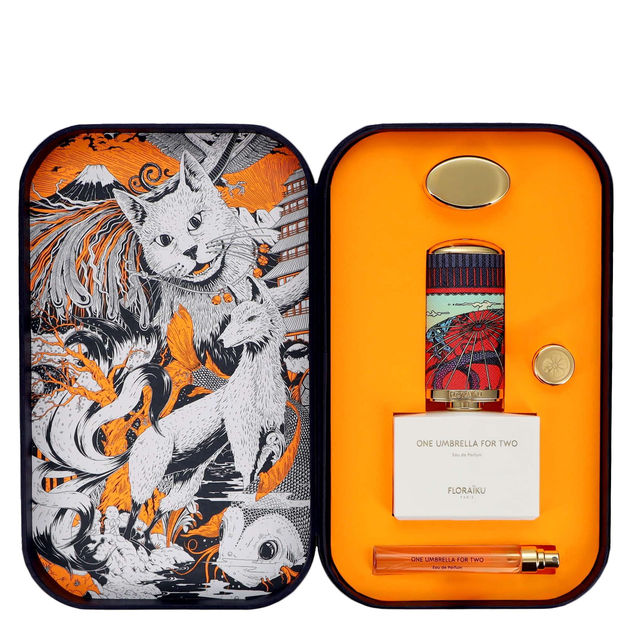 Floraiku One Umbrella For Two Eau de Parfum Spray 50ml Gift Set (Worth £295)
