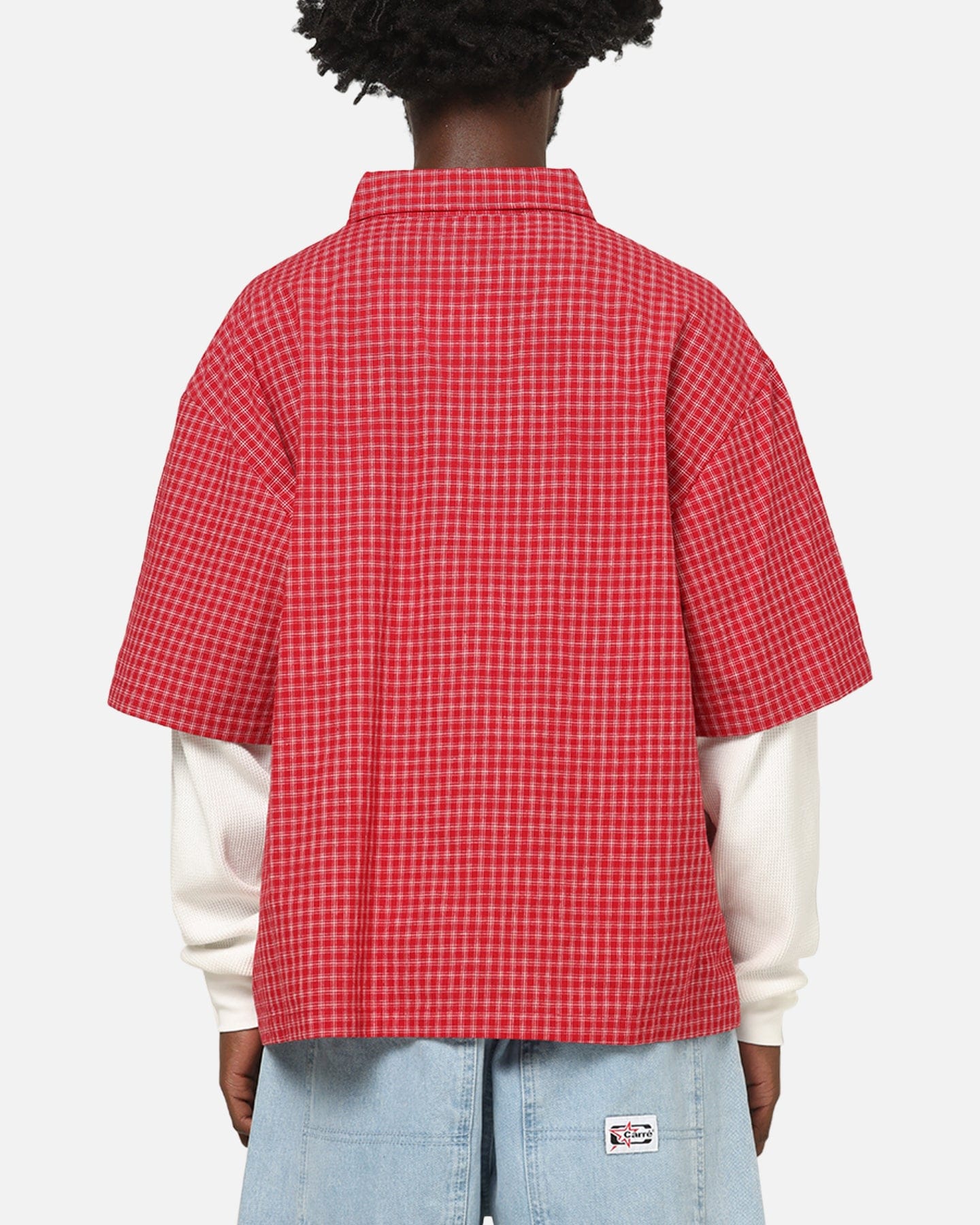 Carre Archive Layered Shirt Red Plaid