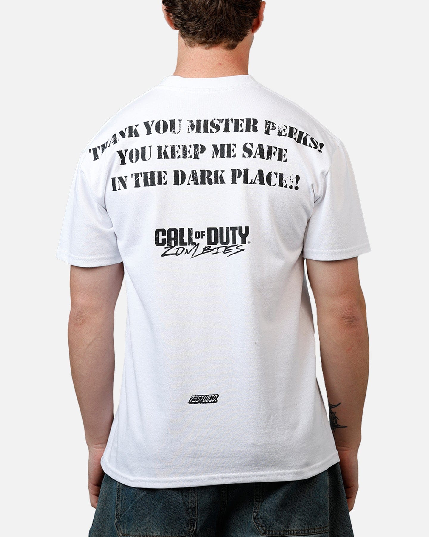 73Studio 73 Studio X Call Of Duty Mister Peeks Zombies T-Shirt White
