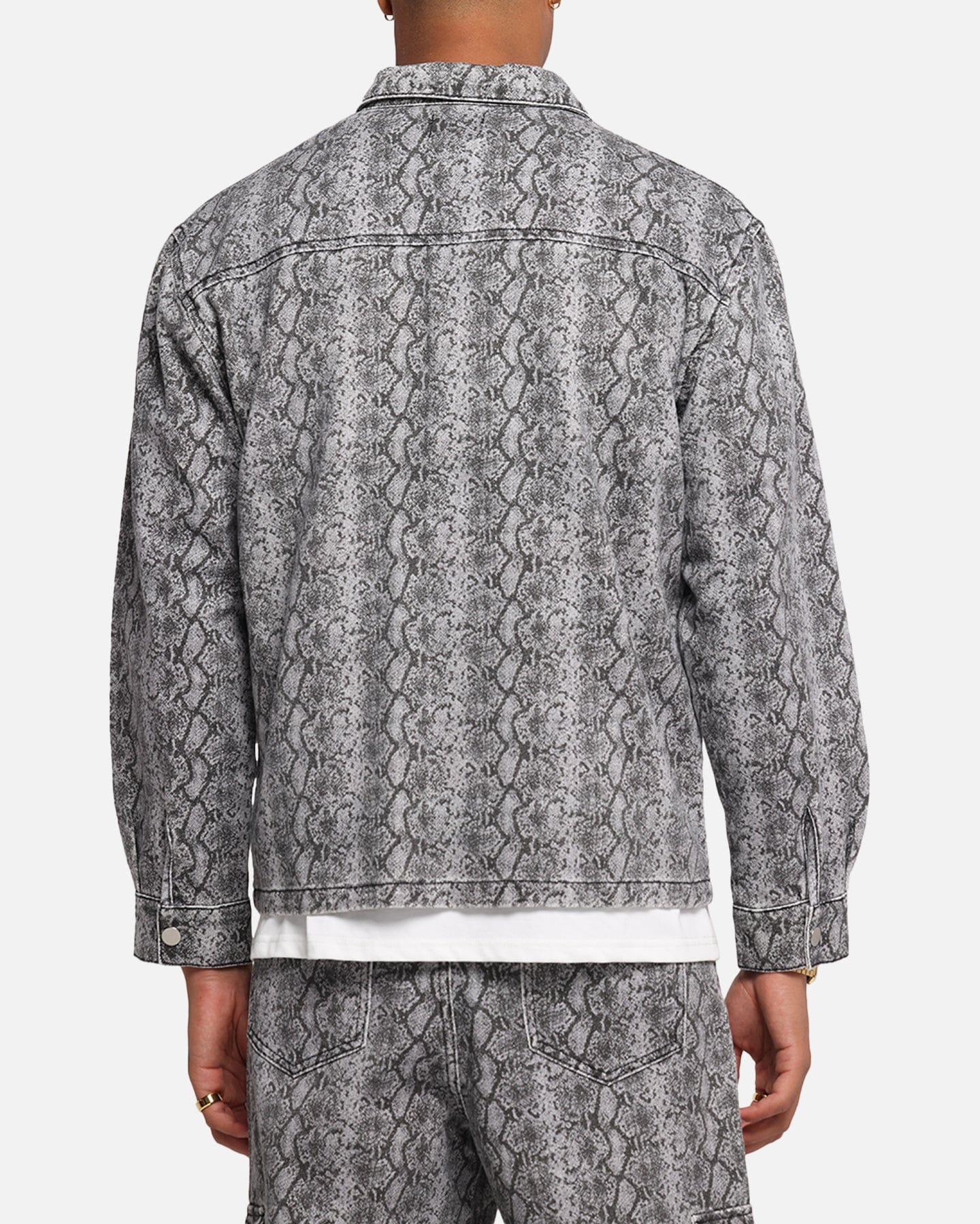 XXIII Snake Skin Jacket Black Snake Print