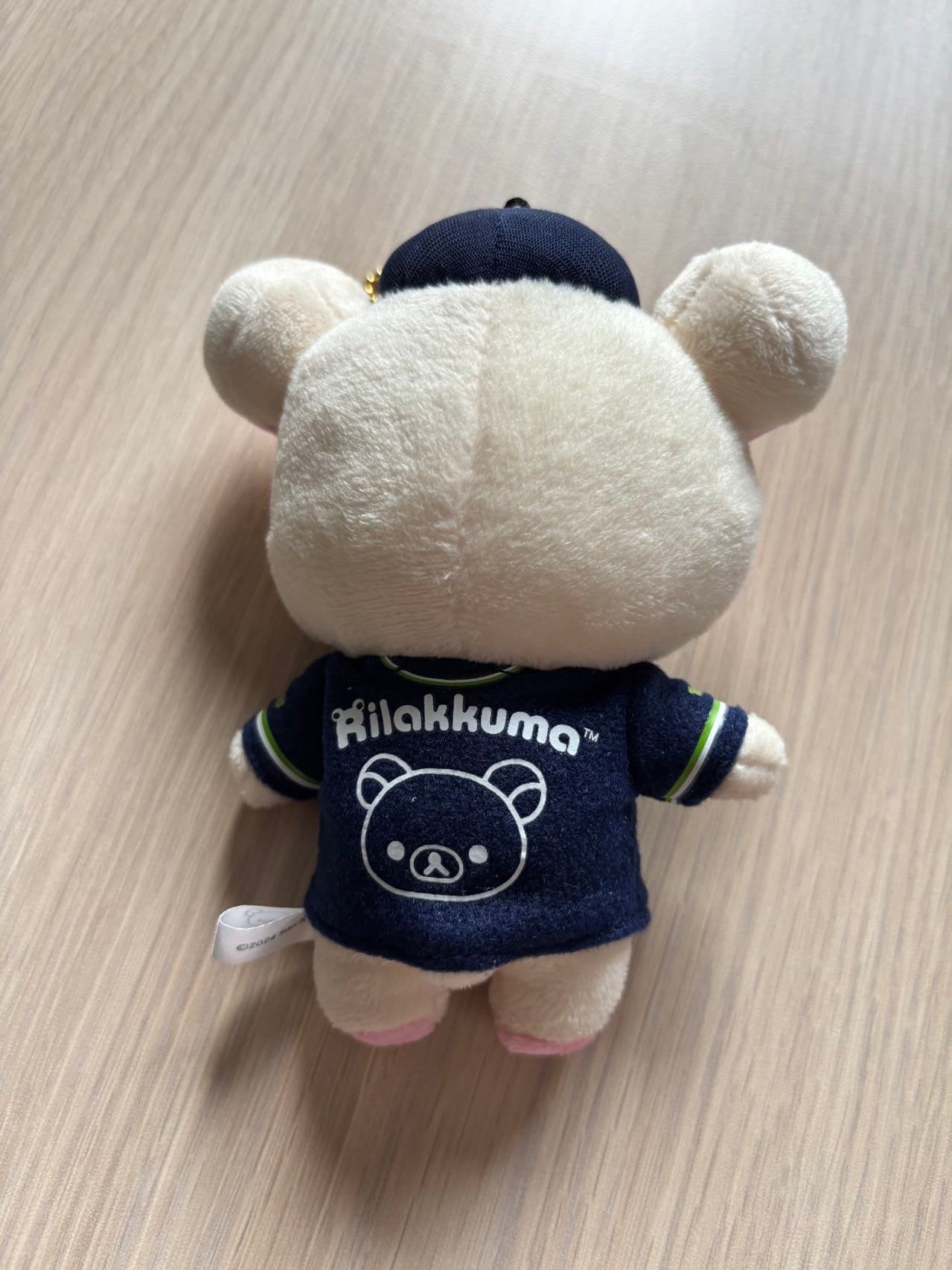 Yan888 Rilakkuma 5.25" Tokyo Yakult Swallows Plush Bear Keychain - San-X