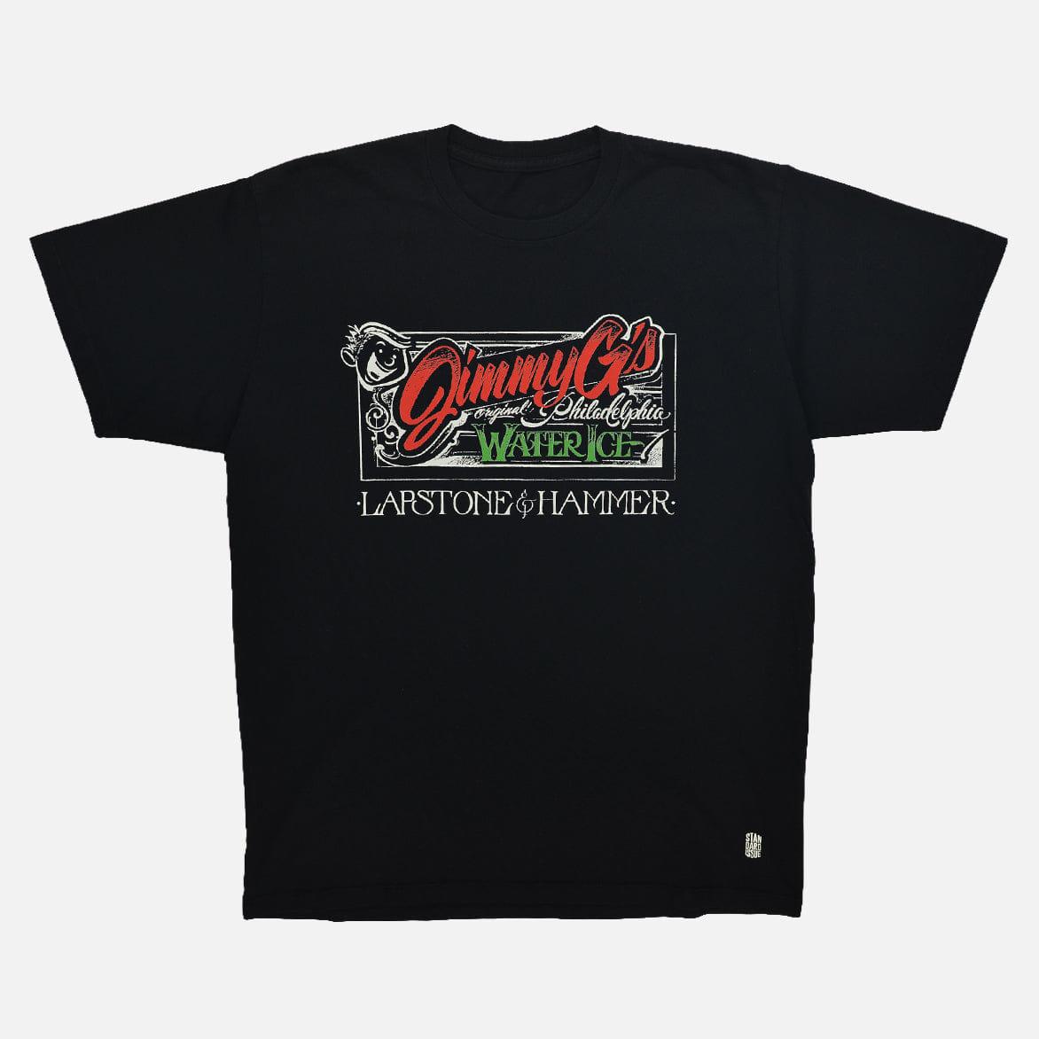 STANDARD ISSUE JIMMY G'S WATER ICE X B.J. BETTS S/S TEE - BLACK