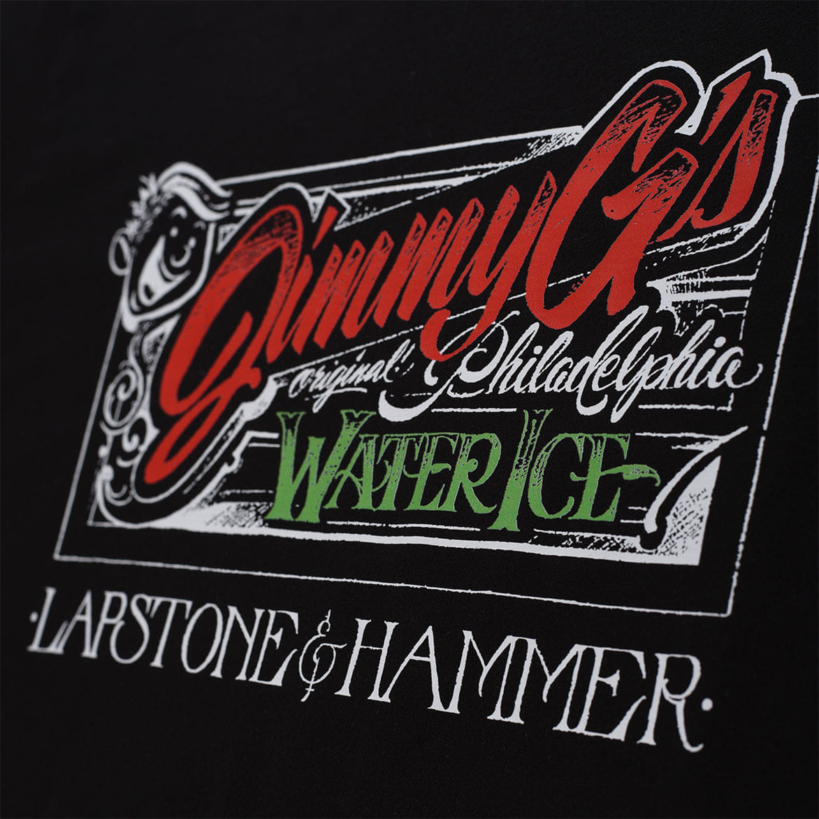 STANDARD ISSUE JIMMY G'S WATER ICE X B.J. BETTS S/S TEE - BLACK