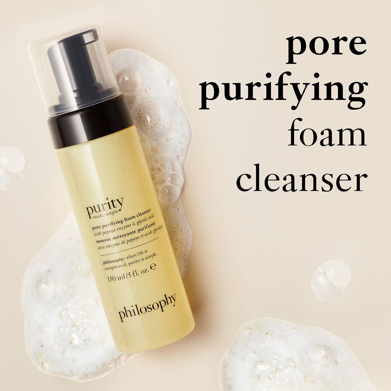 philosophy Purity Made Simple Pore Purifying Foam Cleanser 150ml