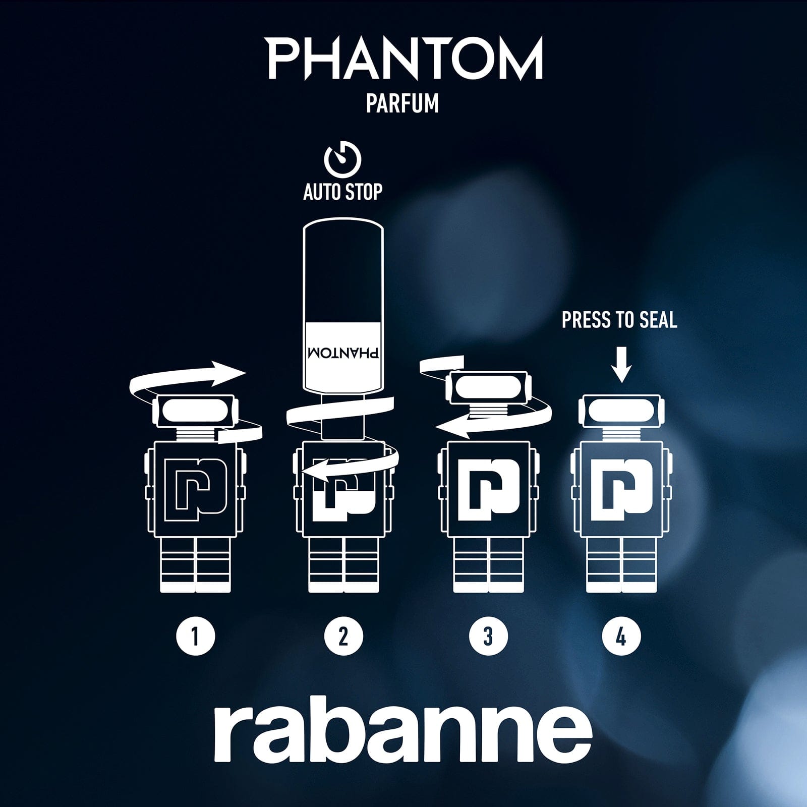 Rabanne Phantom Eau de Parfum Refill Bottle 200ml