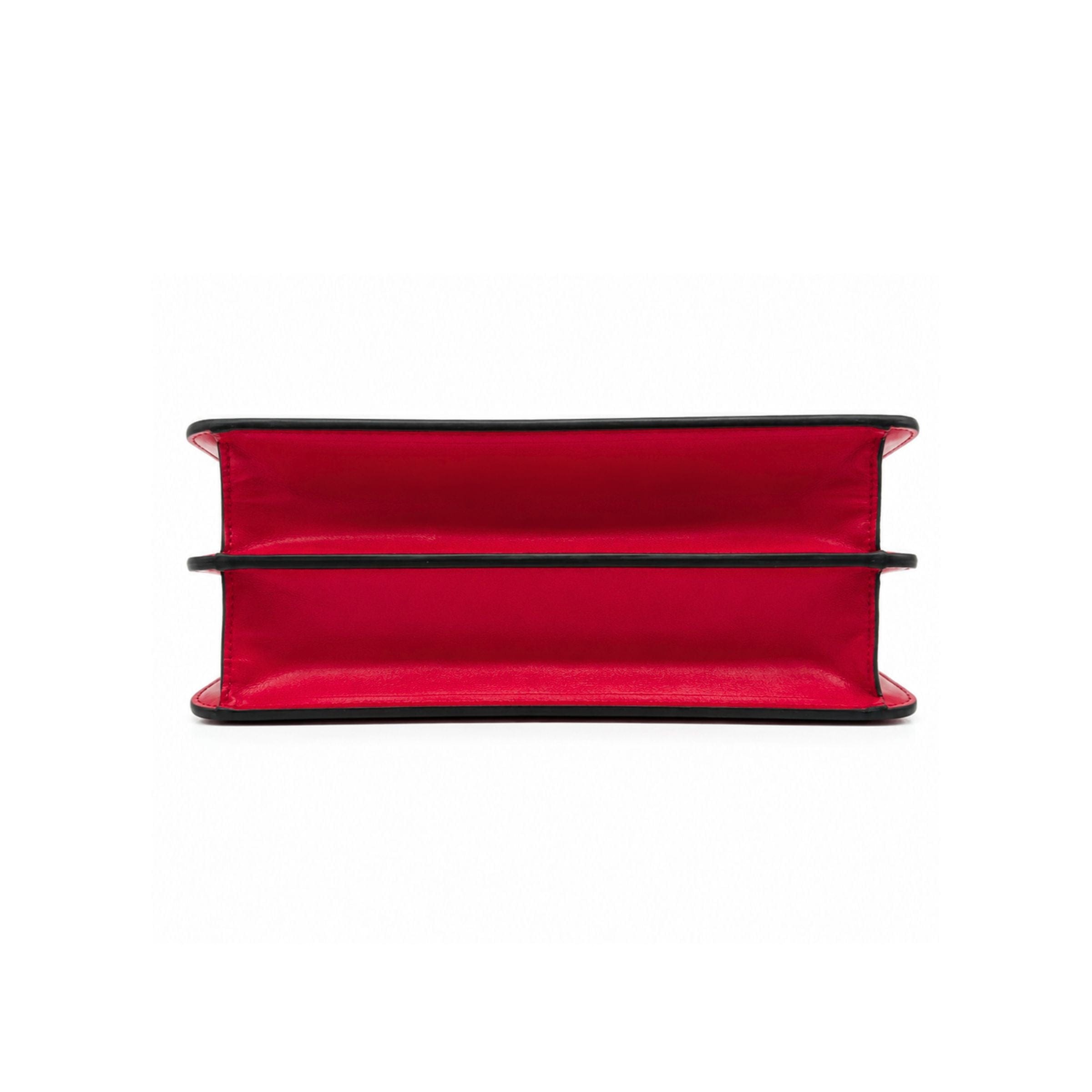Fendi East West Peekaboo Red Handbag