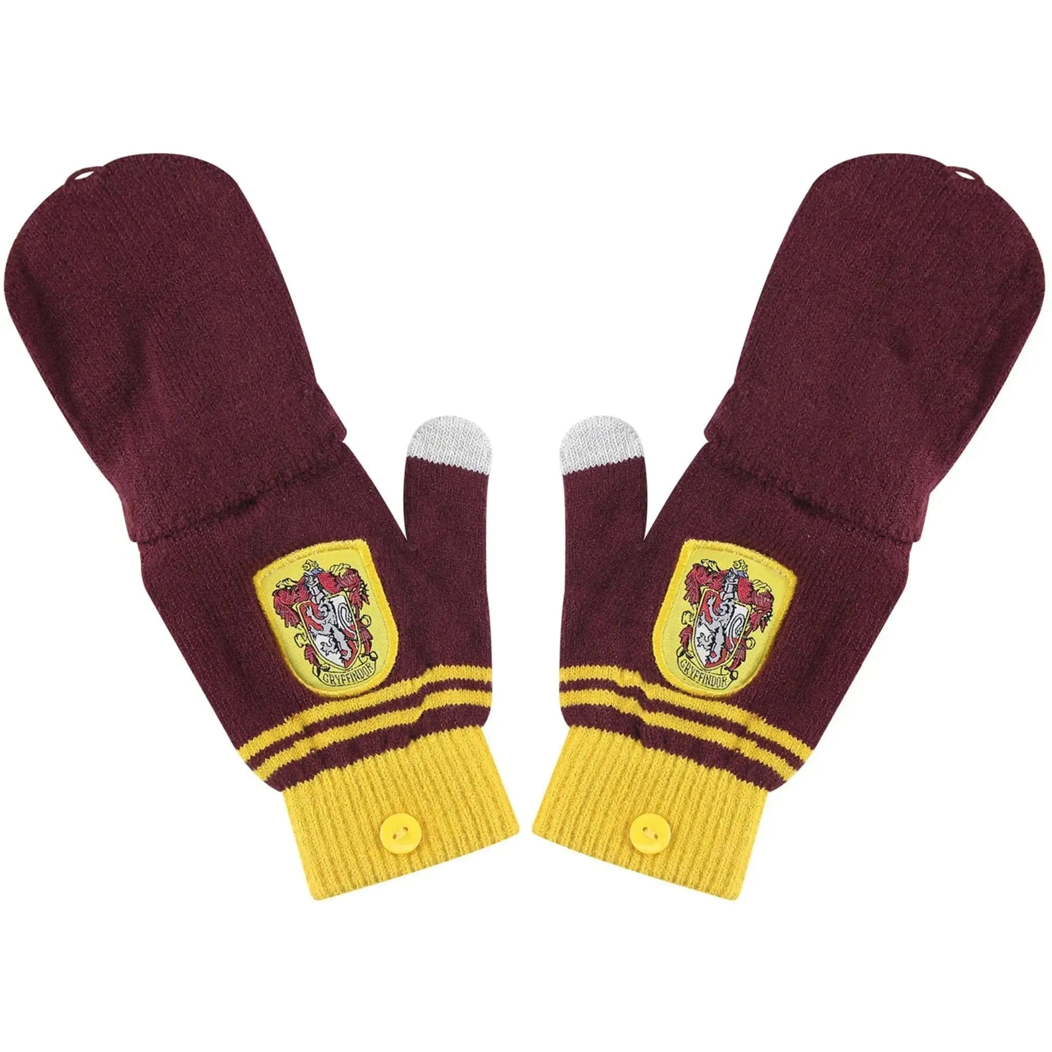 Cinereplicas Harry Potter [Wizarding World] - Gryffindor Fingerless Gloves (Maroon) - Cinereplicas