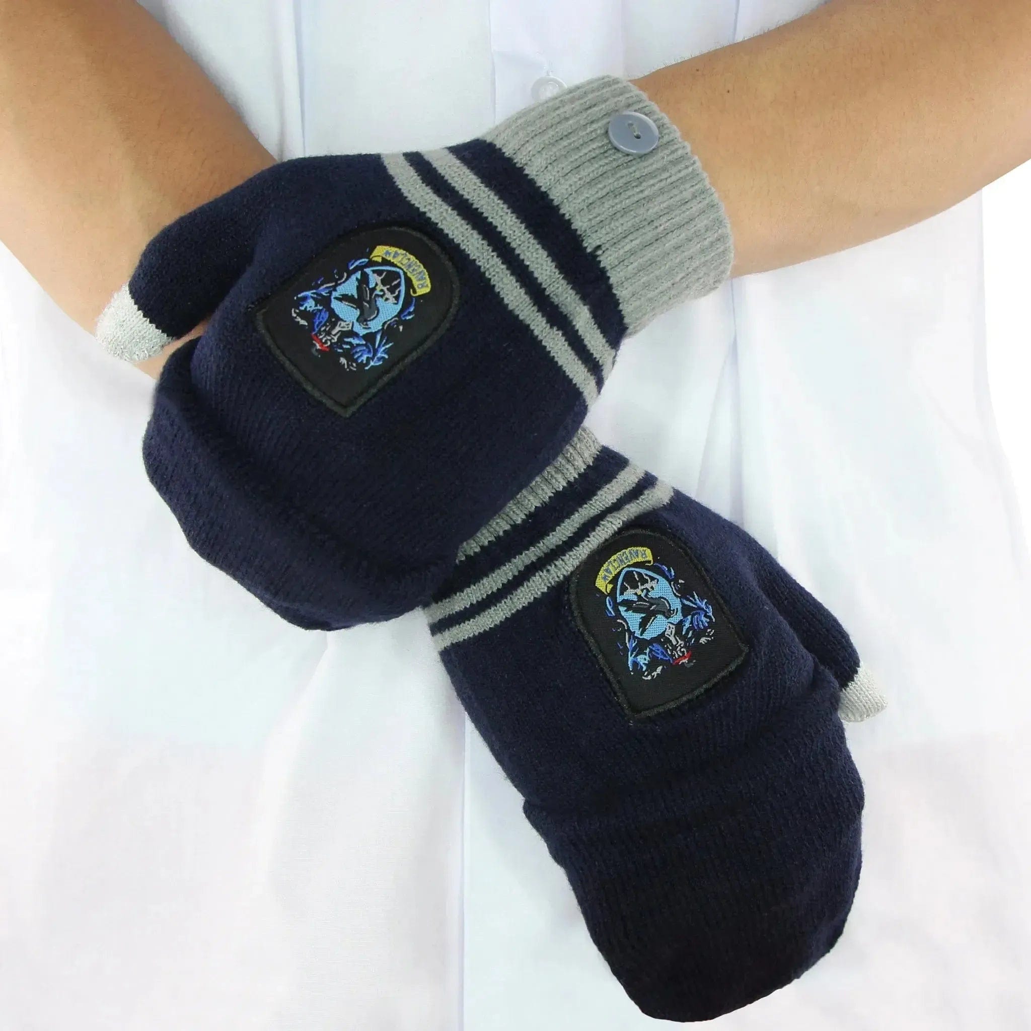 Cinereplicas Harry Potter [Wizarding World] - Ravenclaw Fingerless Gloves (Blue) - Cinereplicas