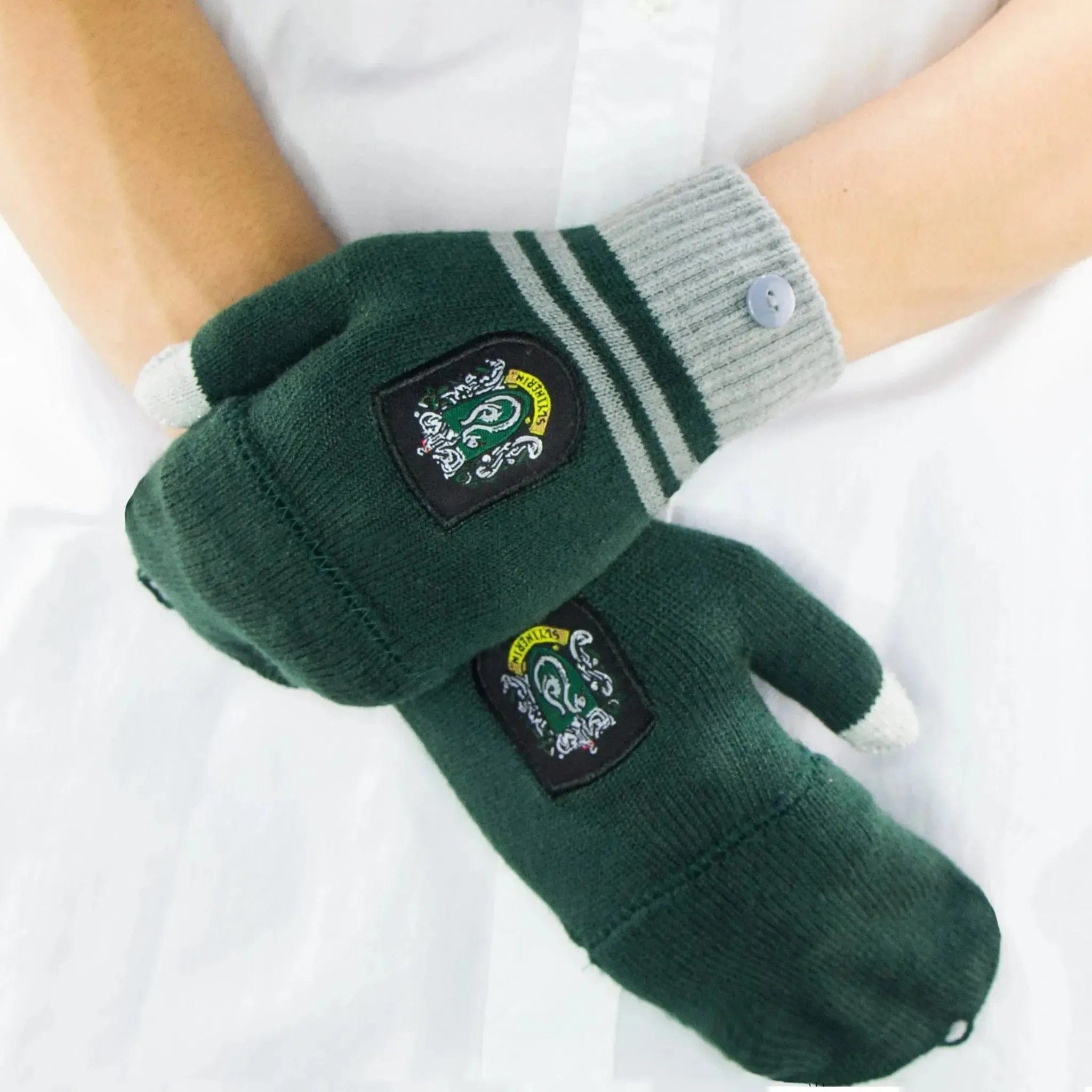 Cinereplicas Harry Potter [Wizarding World] - Slytherin Fingerless Gloves (Green) - Cinereplicas